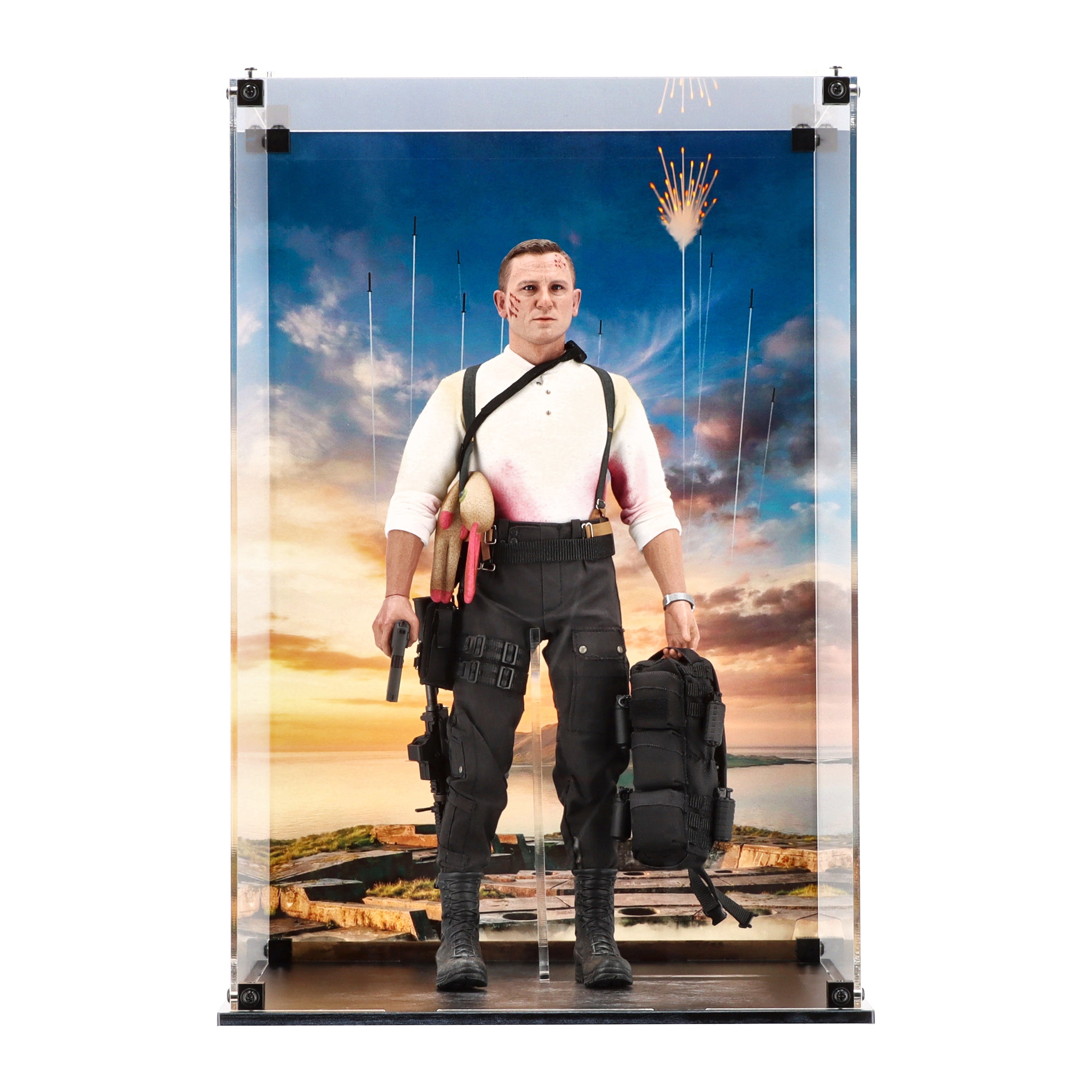 Display Case for Hot Toys No Time To Die 007 James Bond