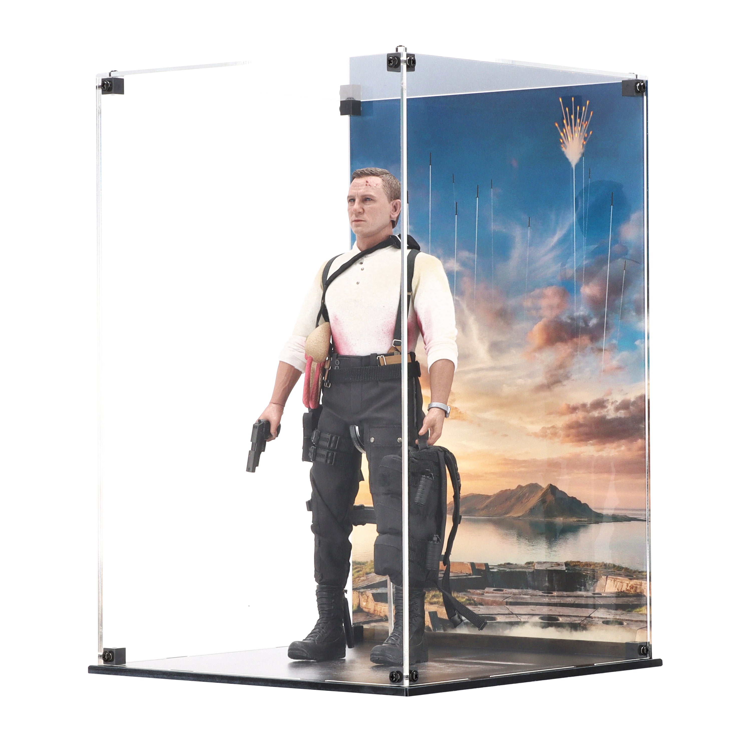 Display Case for Hot Toys No Time To Die 007 James Bond