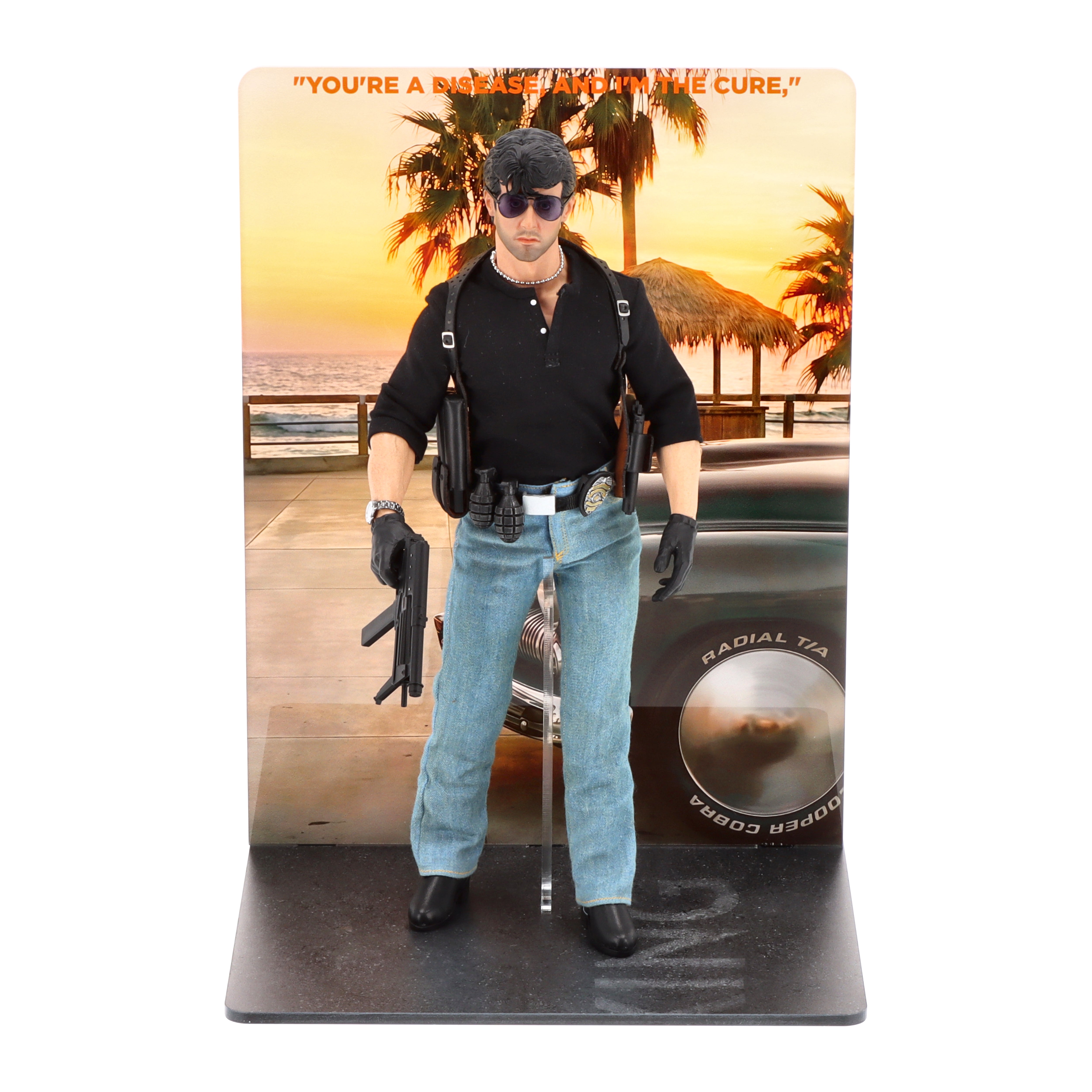 Display Stand for Sly Stallone Shop - Cobra Marion Cobretti