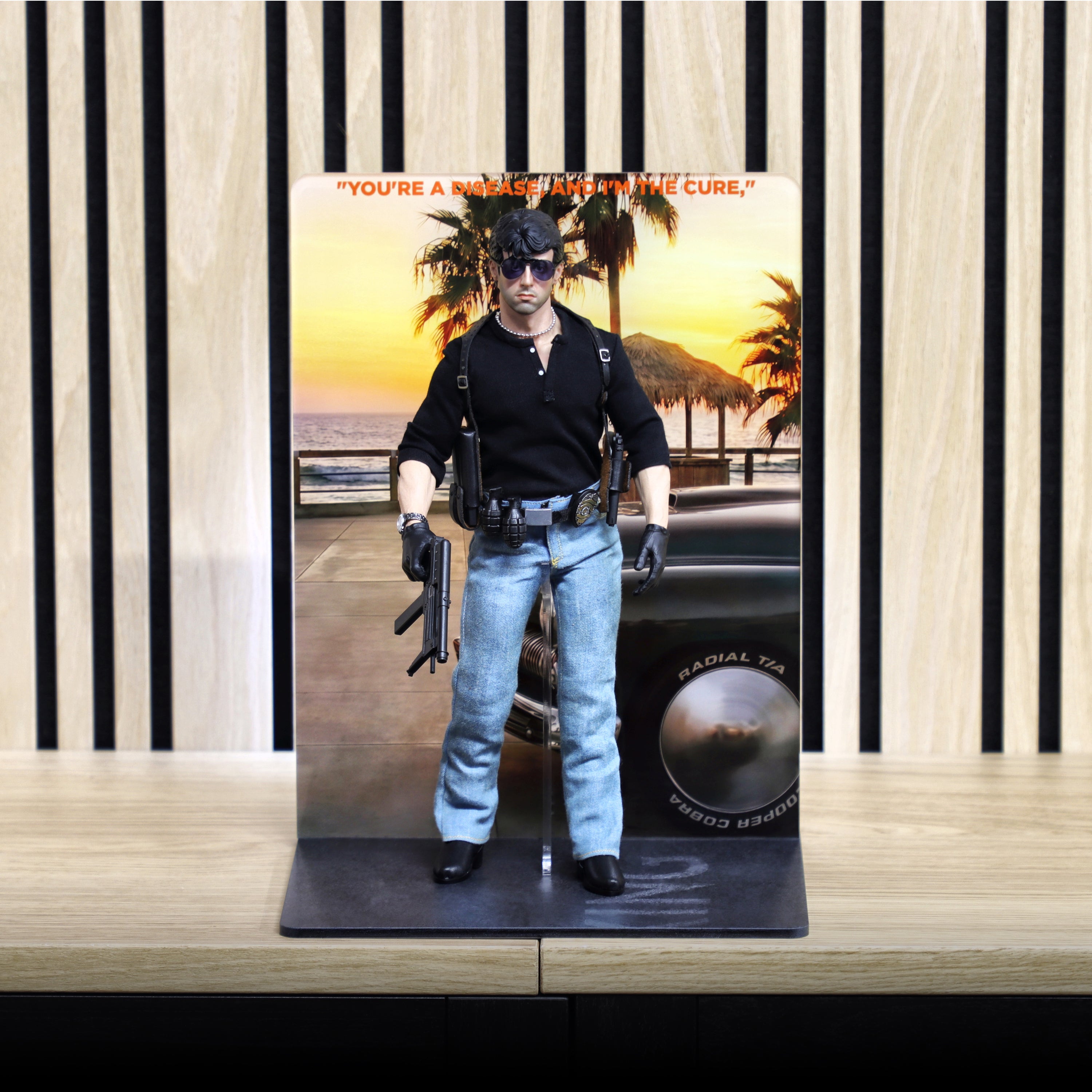 Display Stand for Sly Stallone Shop - Cobra Marion Cobretti