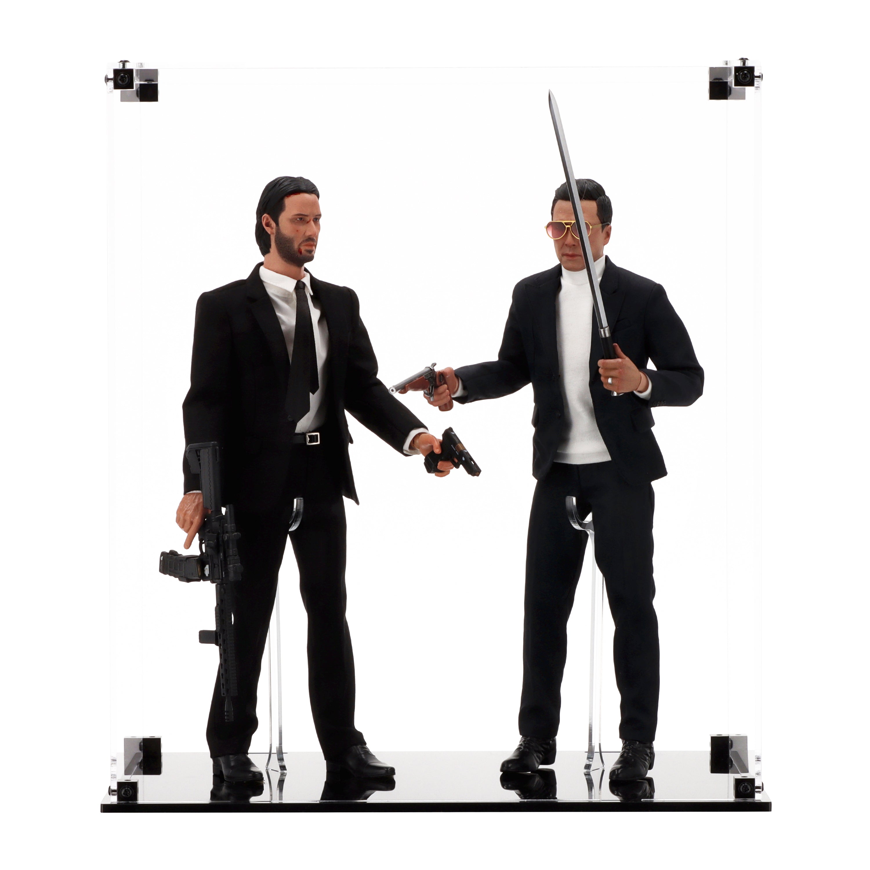 Dual Display Case for Hot Toys John Wick & Caine