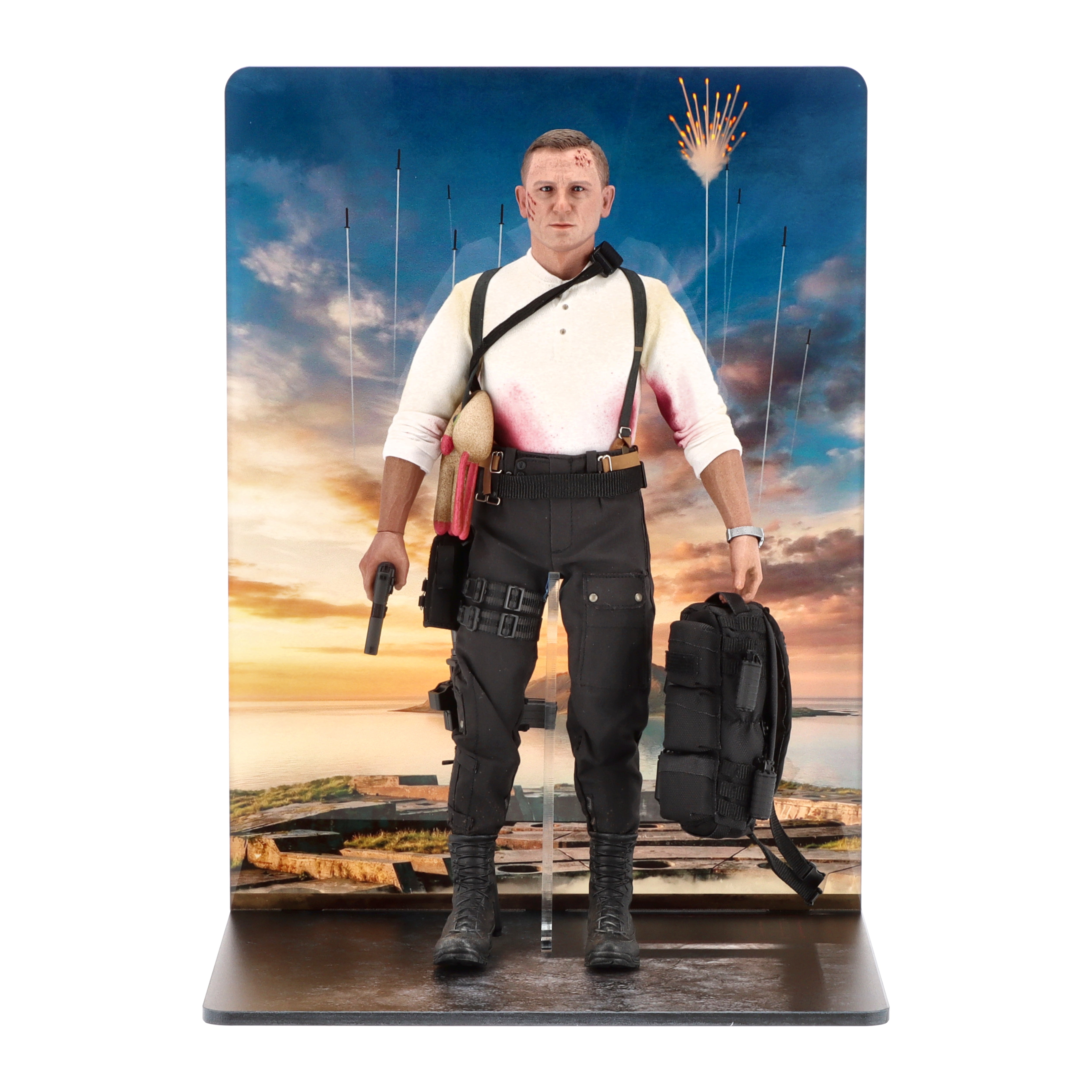 Display Stand for Hot Toys No Time To Die 007 James Bond