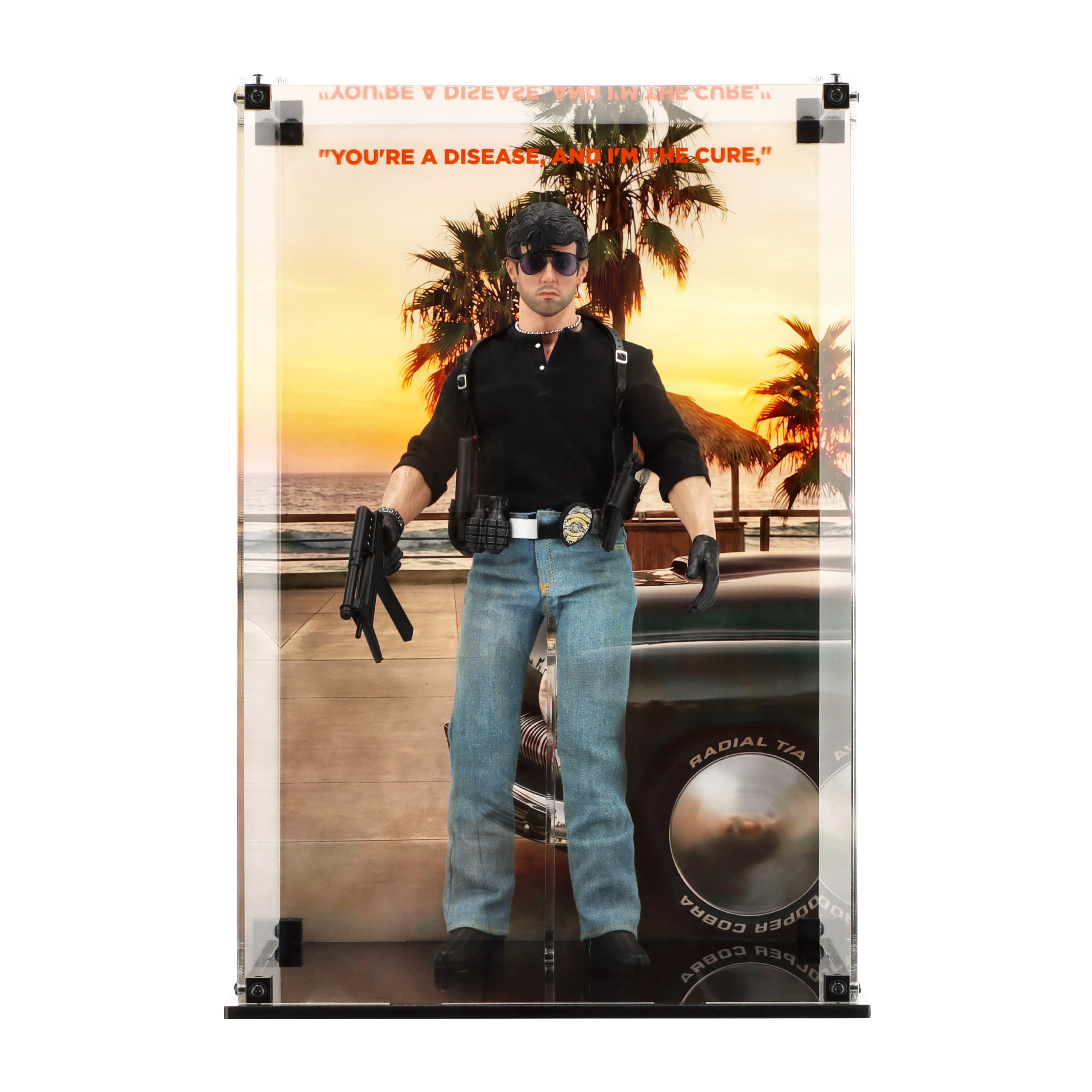 Display Case for Sly Stallone Shop - Cobra Marion Cobretti