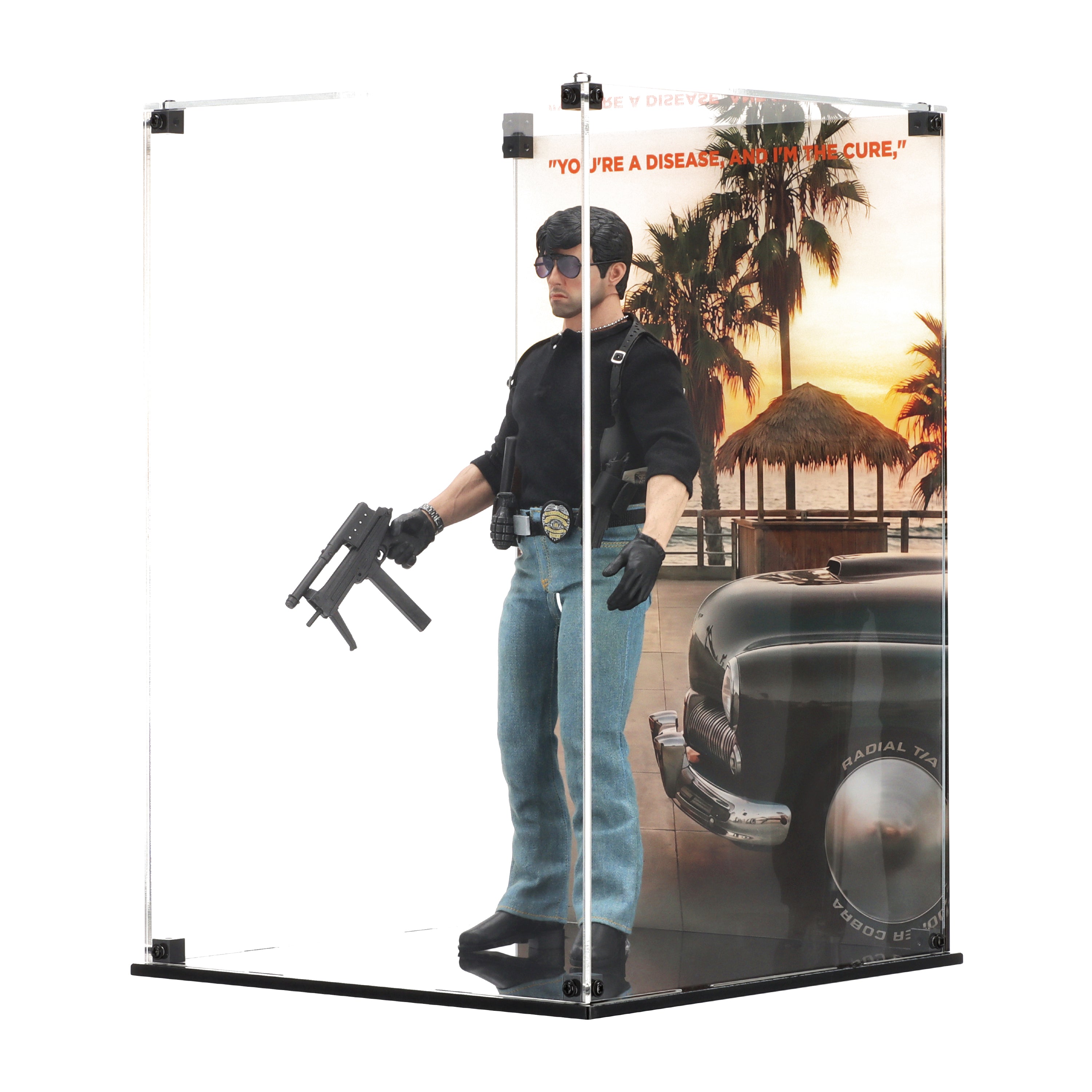 Display Case for Sly Stallone Shop - Cobra Marion Cobretti