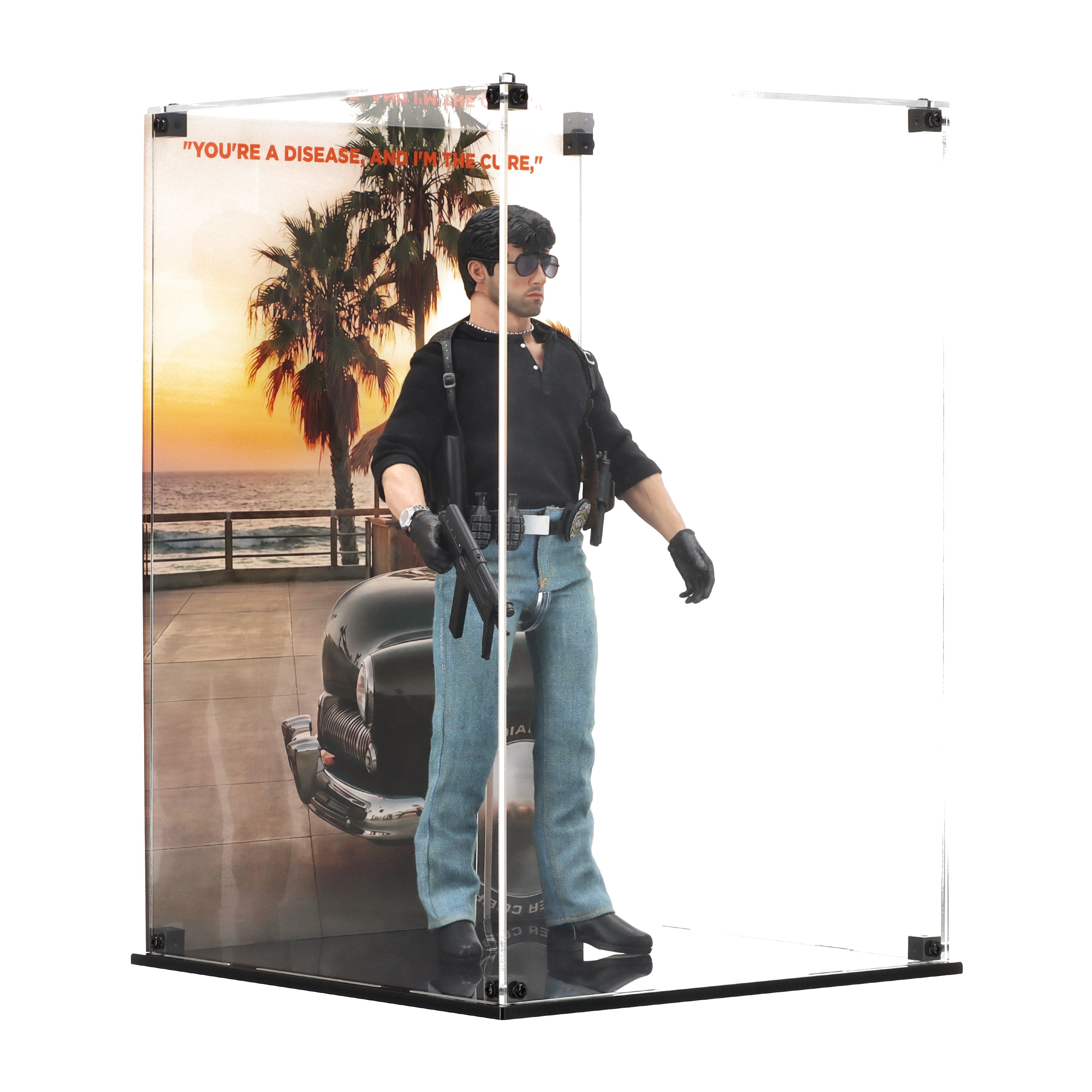 Display Case for Sly Stallone Shop - Cobra Marion Cobretti