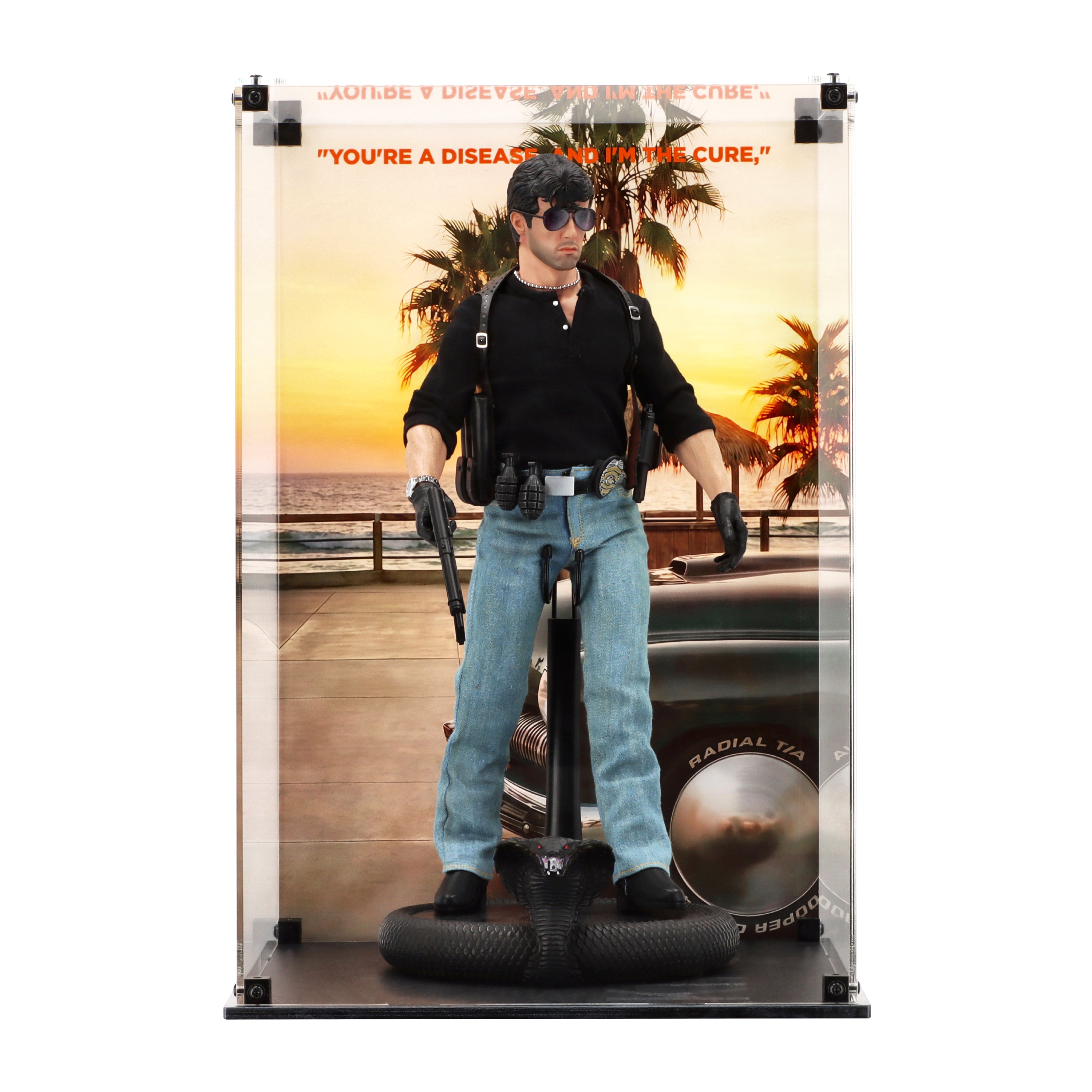 Display Case for Sly Stallone Shop - Cobra Marion Cobretti
