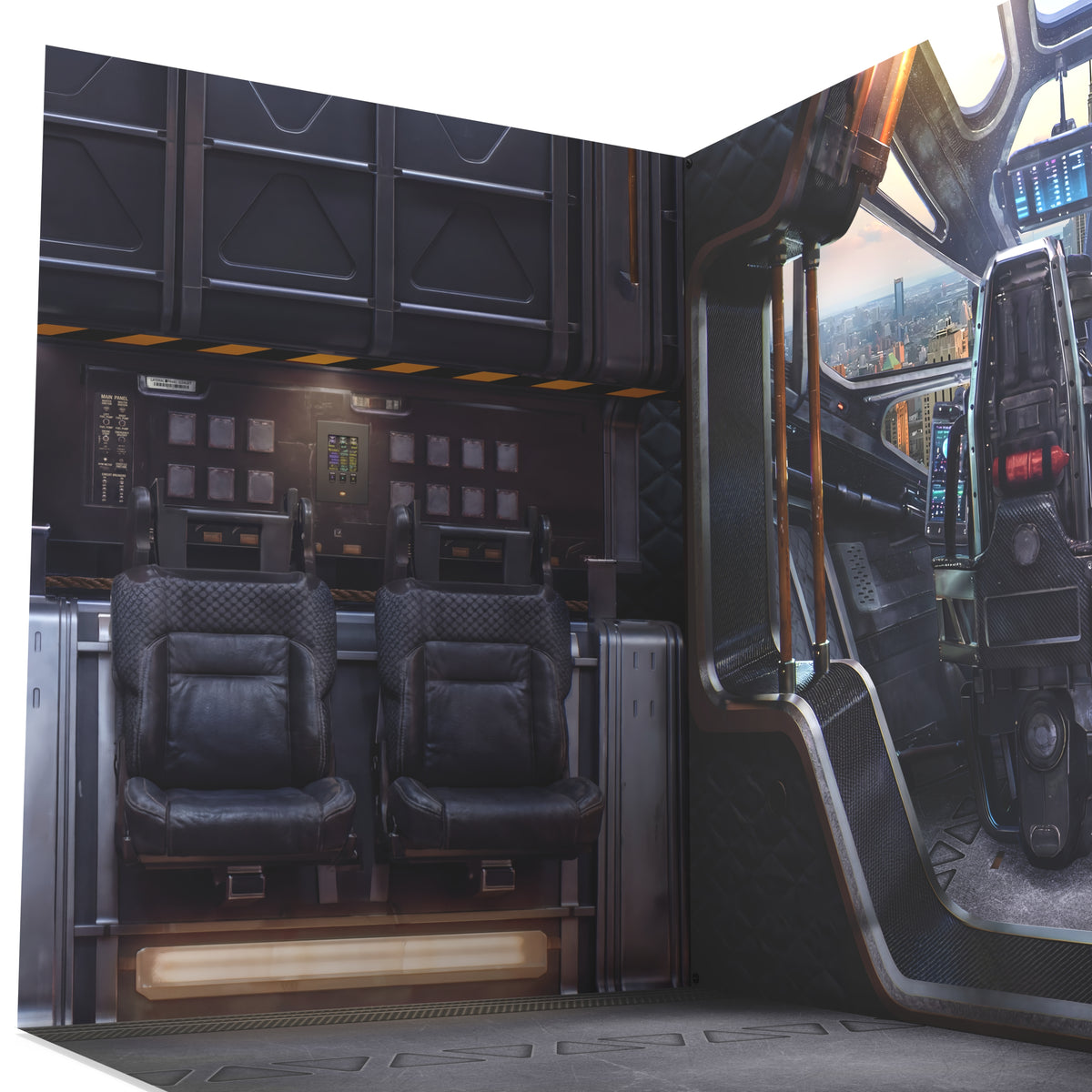 Infinity Display Panels - Guardians of Galaxy - Quinjet