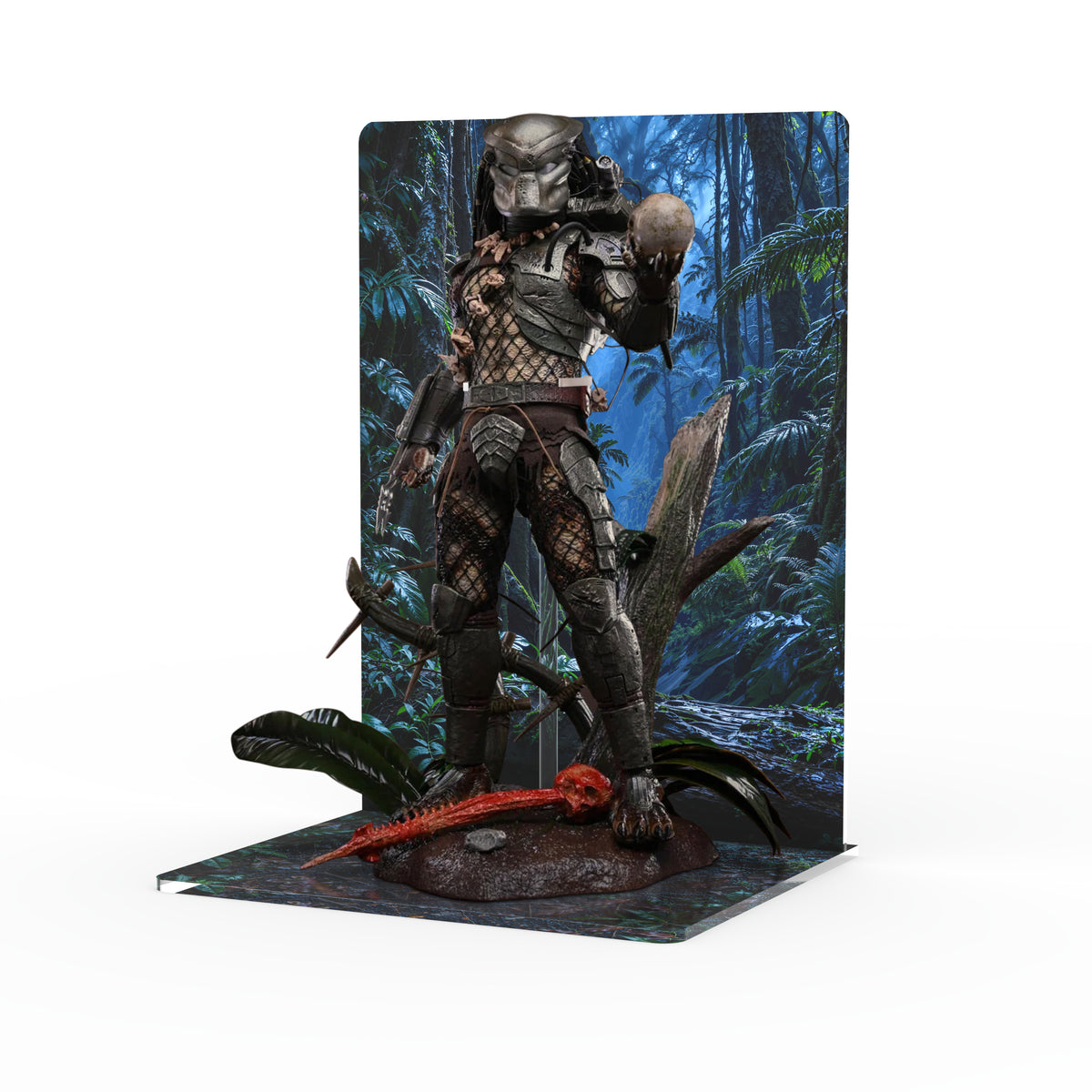 Hot Toys MMS816 / MMS817 - Predator (2.0) - Printed Display Stand