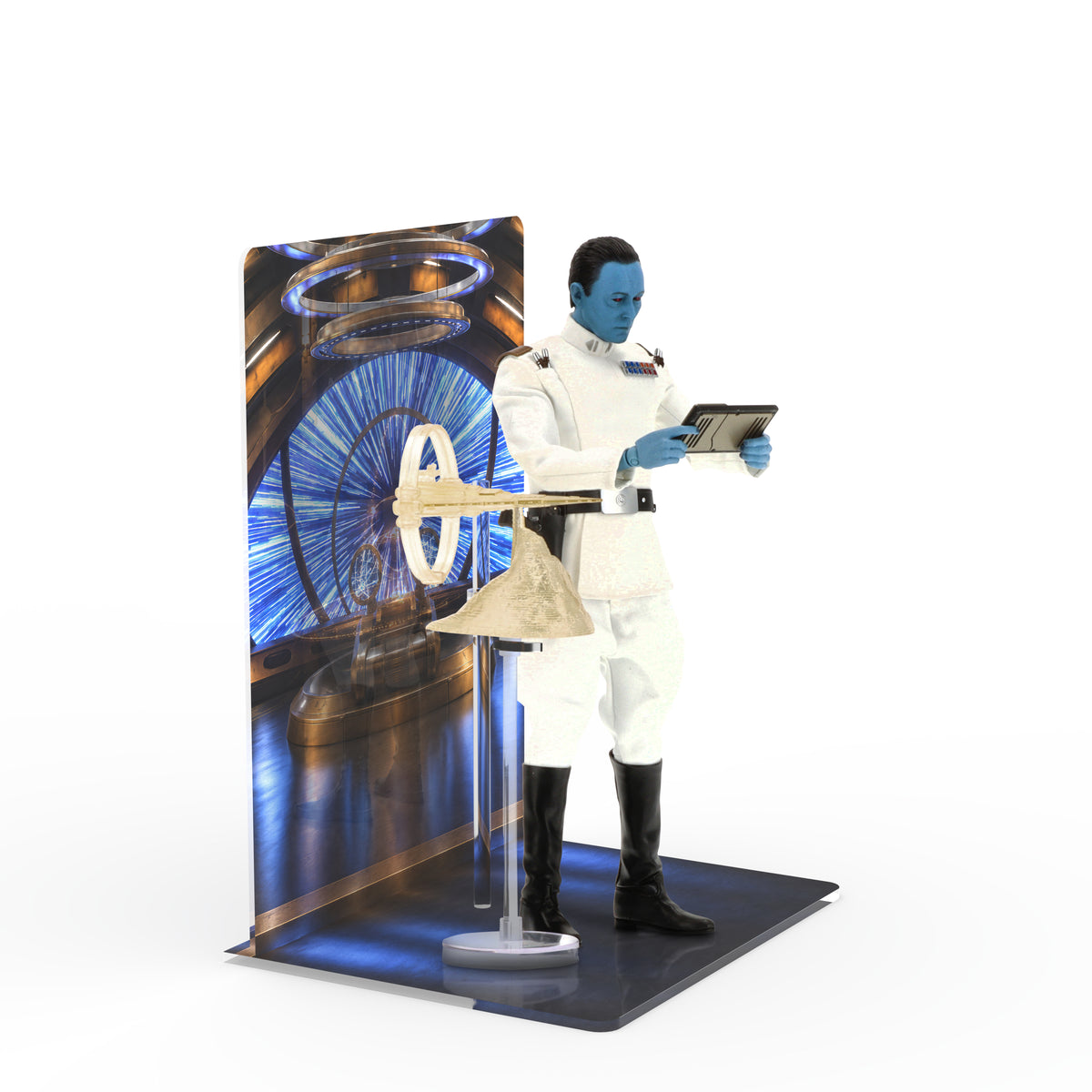 Hot Toys TMS116 - Grand Admiral Thrawn - Printed Display Stand