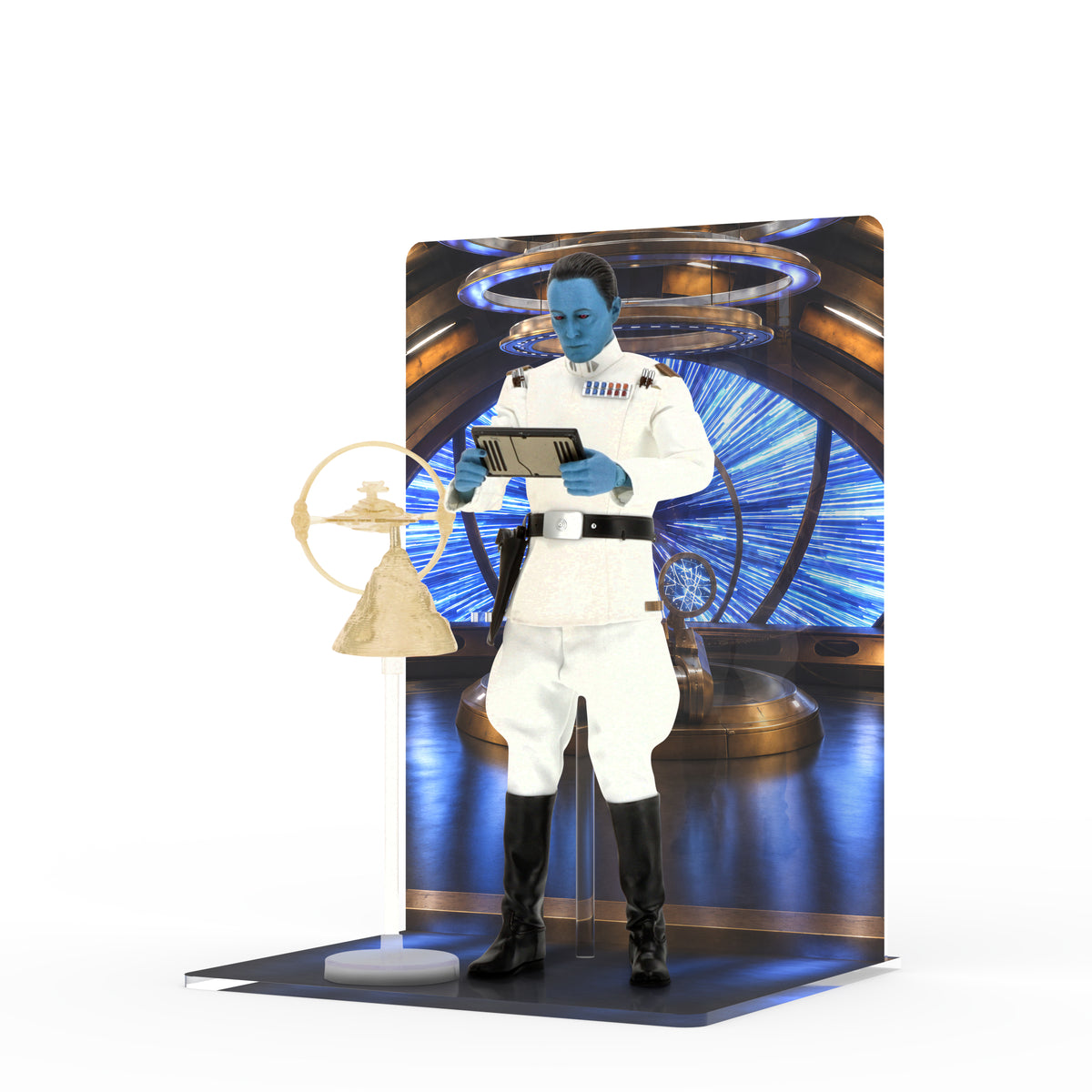 Hot Toys TMS116 - Grand Admiral Thrawn - Printed Display Stand