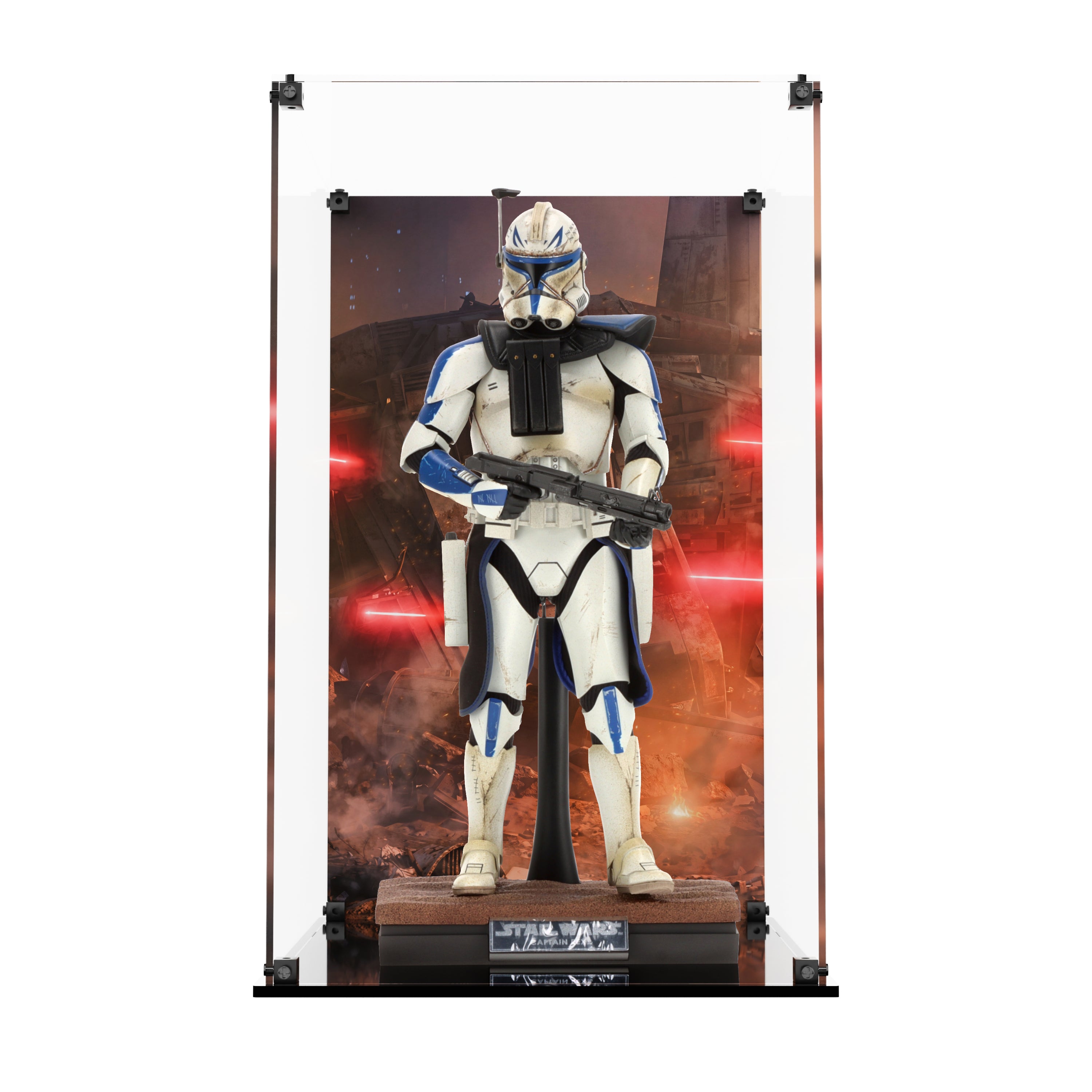 Display Case for Hot Toys TMS119 Star Wars - Captain Rex