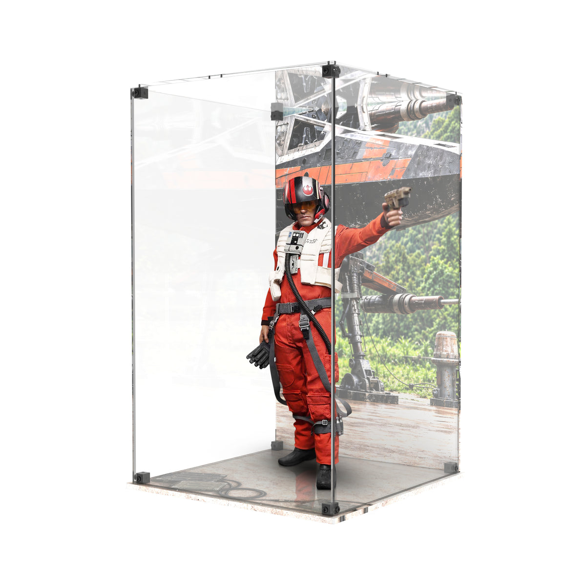 Display Case for Hot Toys MMS806 - Poe Dameron