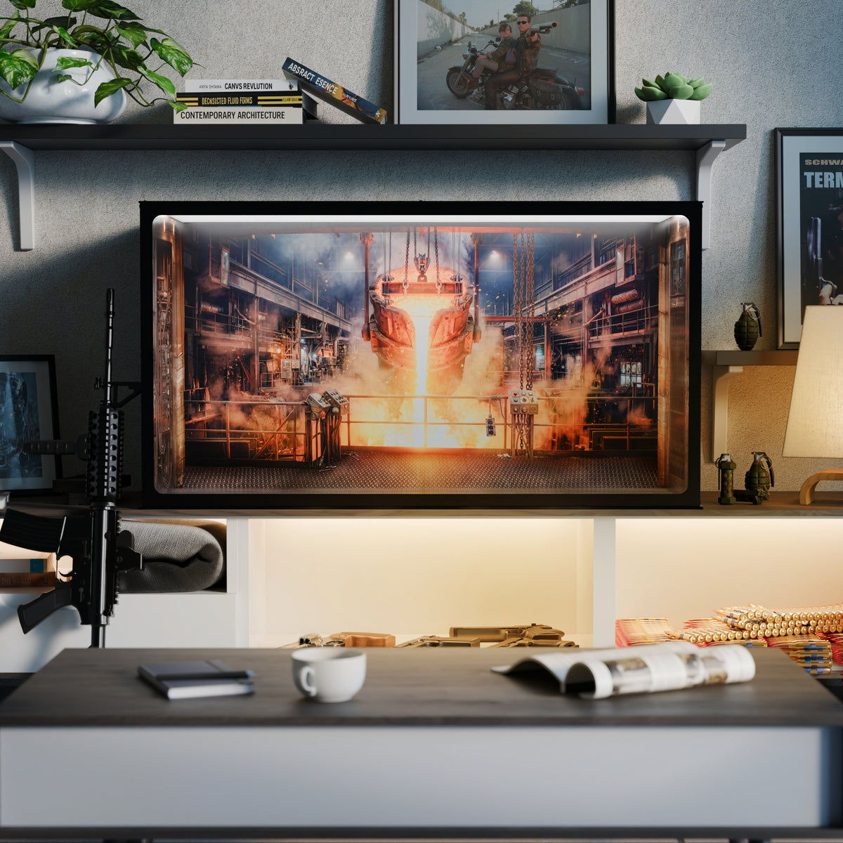 Infinity Display Case - Terminator - Steel Factory