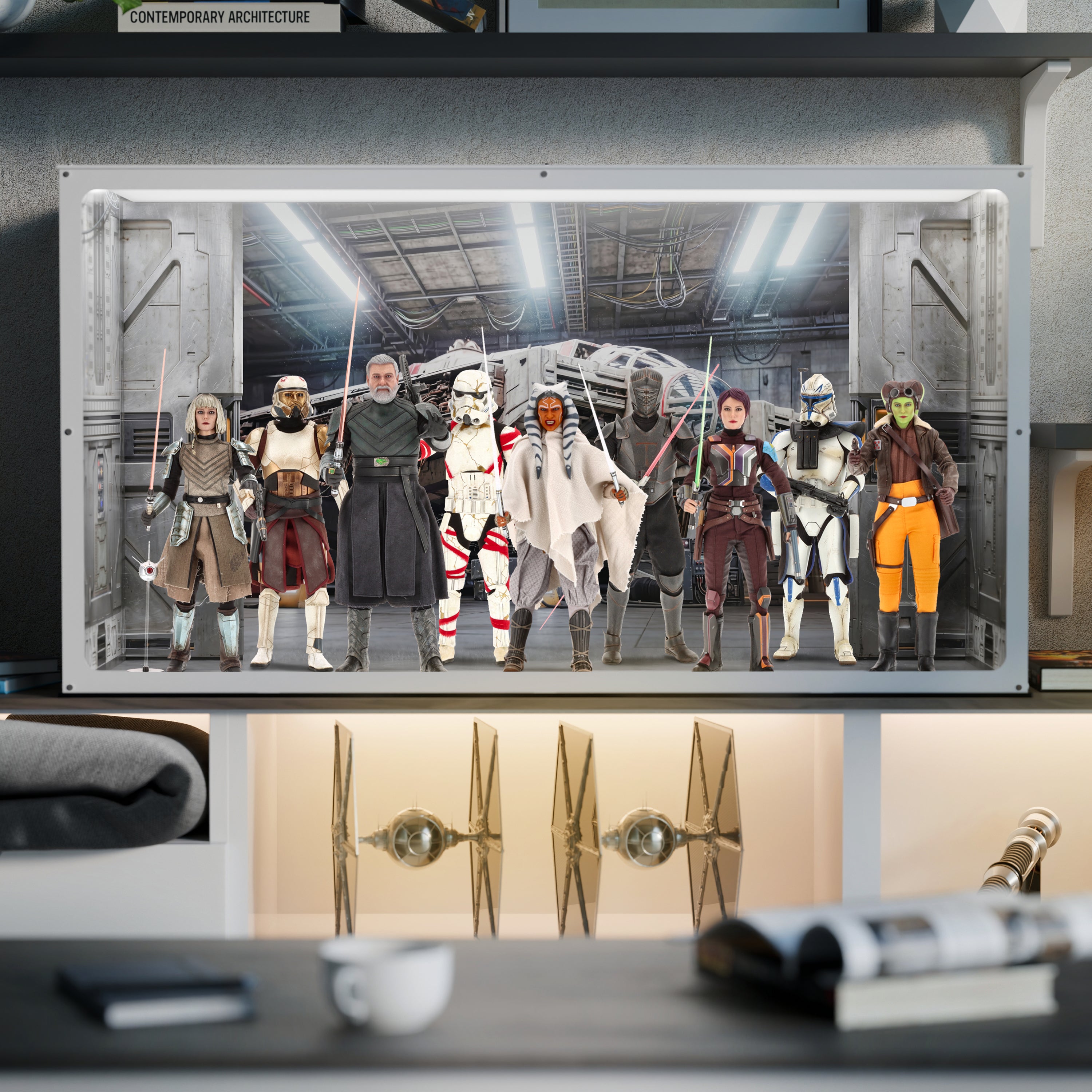 Infinity Display Case - Ahsoka Tano - Ghost