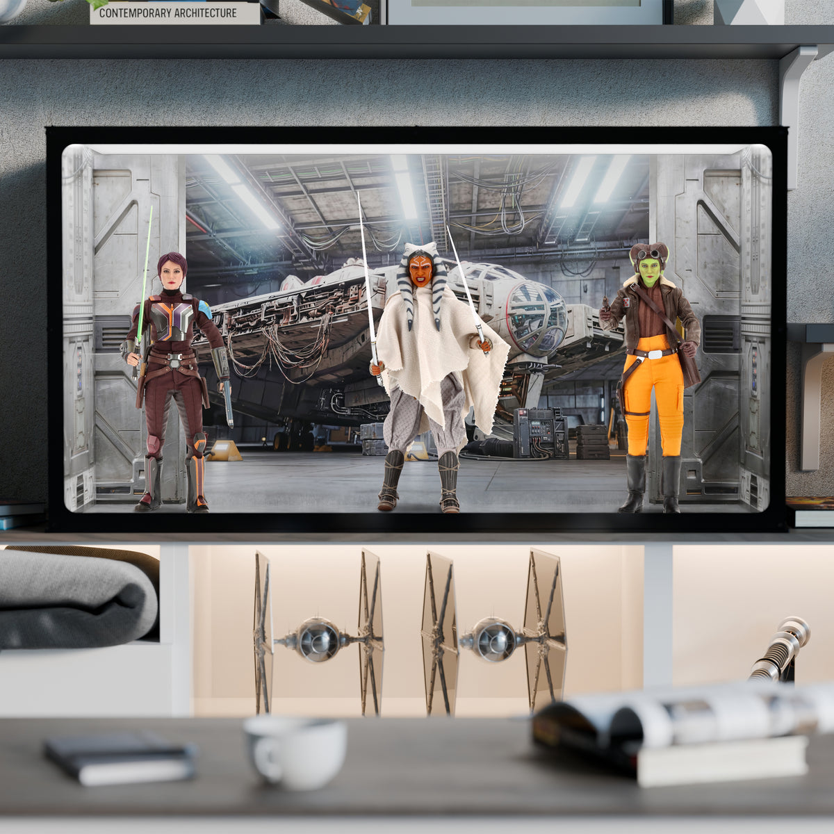 Infinity Display Case - Ahsoka Tano - Ghost
