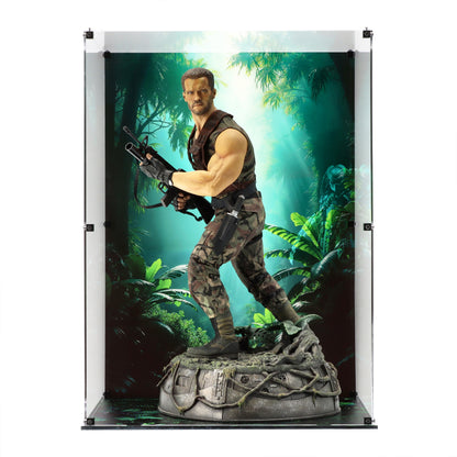 Display Case for Sideshow 1:4 Scale Predator Alan "Dutch" Schaefer