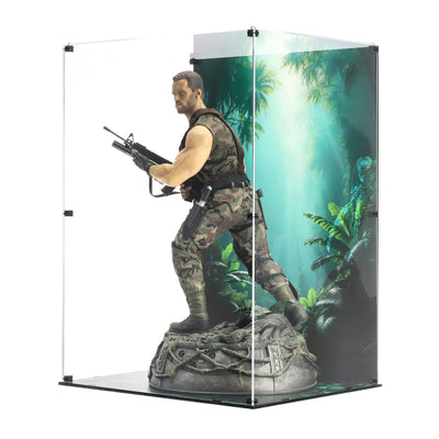 Display Case for Sideshow 1:4 Scale Predator Alan "Dutch" Schaefer