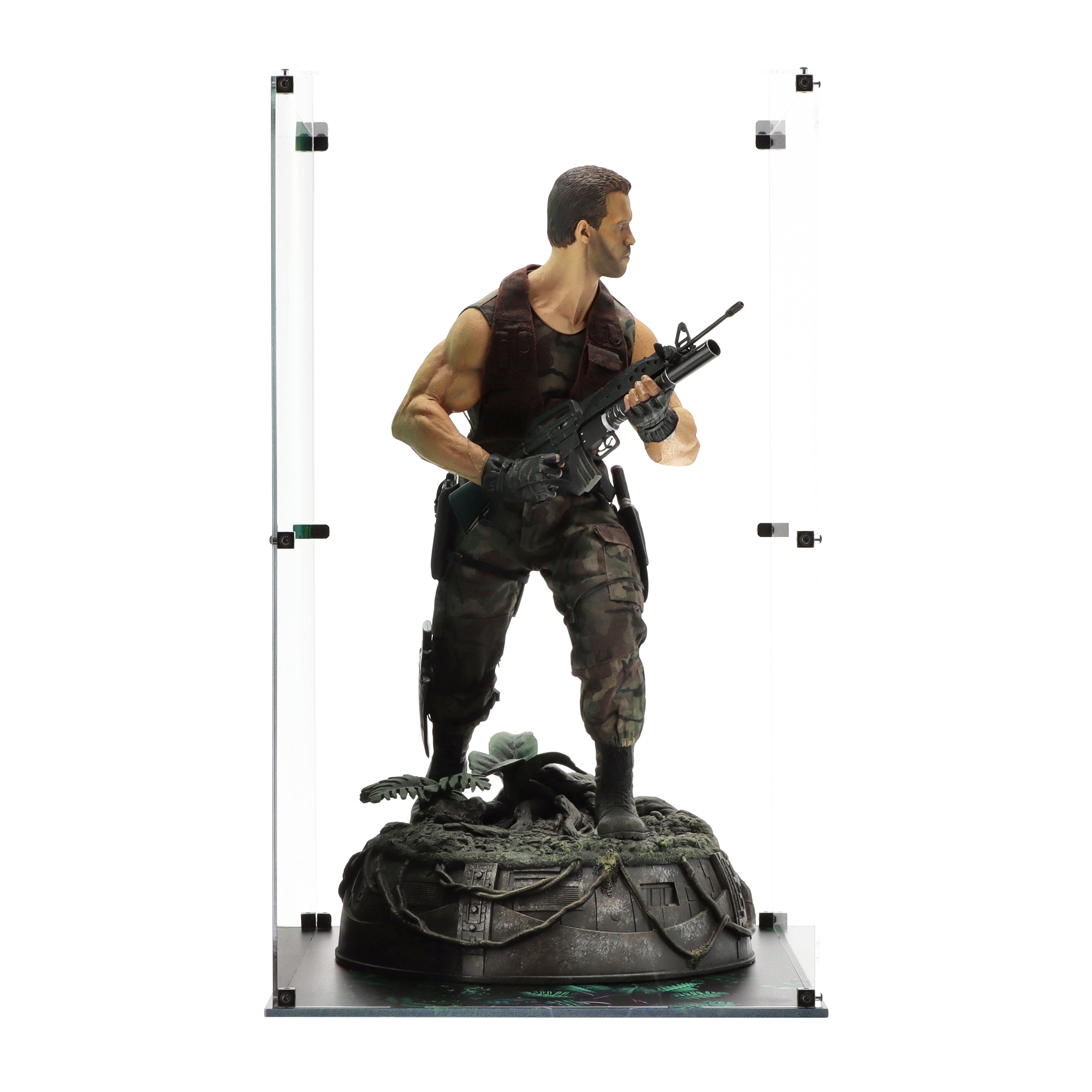 Display Case for Sideshow 1:4 Scale Predator Alan "Dutch" Schaefer