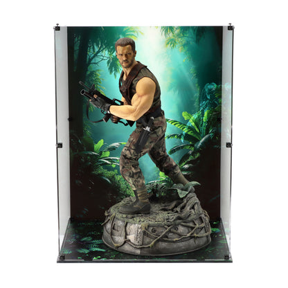 Display Case for Sideshow 1:4 Scale Predator Alan "Dutch" Schaefer
