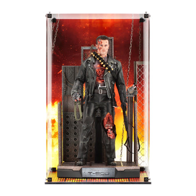 Display Case for Hot Toys Terminator T-800 Battle Damaged