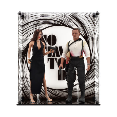 Dual Display Case for Hot Toys James Bond & Agent Paloma
