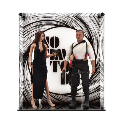 Dual Display Case for Hot Toys James Bond & Agent Paloma