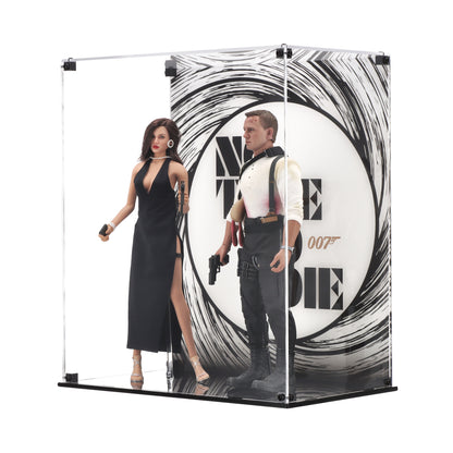 Dual Display Case for Hot Toys James Bond & Agent Paloma