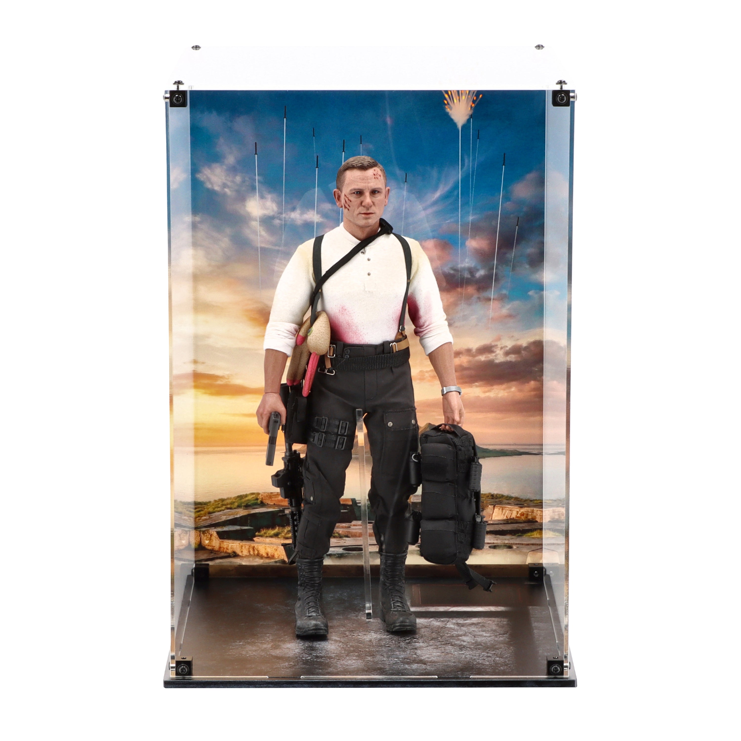 Display Case for Hot Toys No Time To Die 007 James Bond