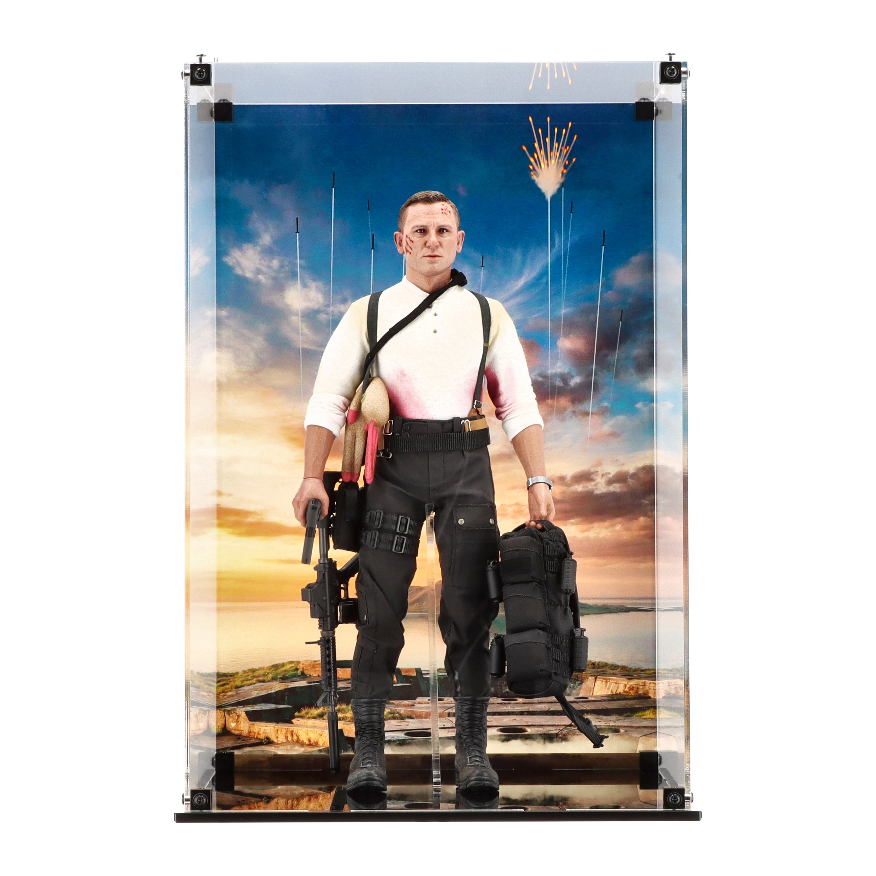 Display Case for Hot Toys No Time To Die 007 James Bond