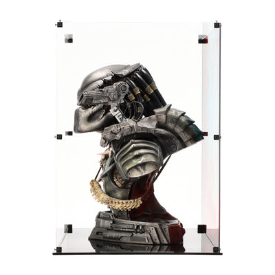 Display Case for Prime 1 Jungle Hunter Predator Bust Battle-Damaged