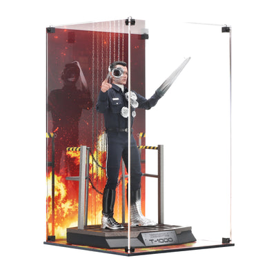 Display Case for Hot Toys MMS774 Terminator T1000 Robert Patrick
