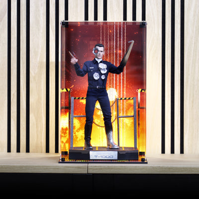 Display Case for Hot Toys MMS774 Terminator T1000 Robert Patrick