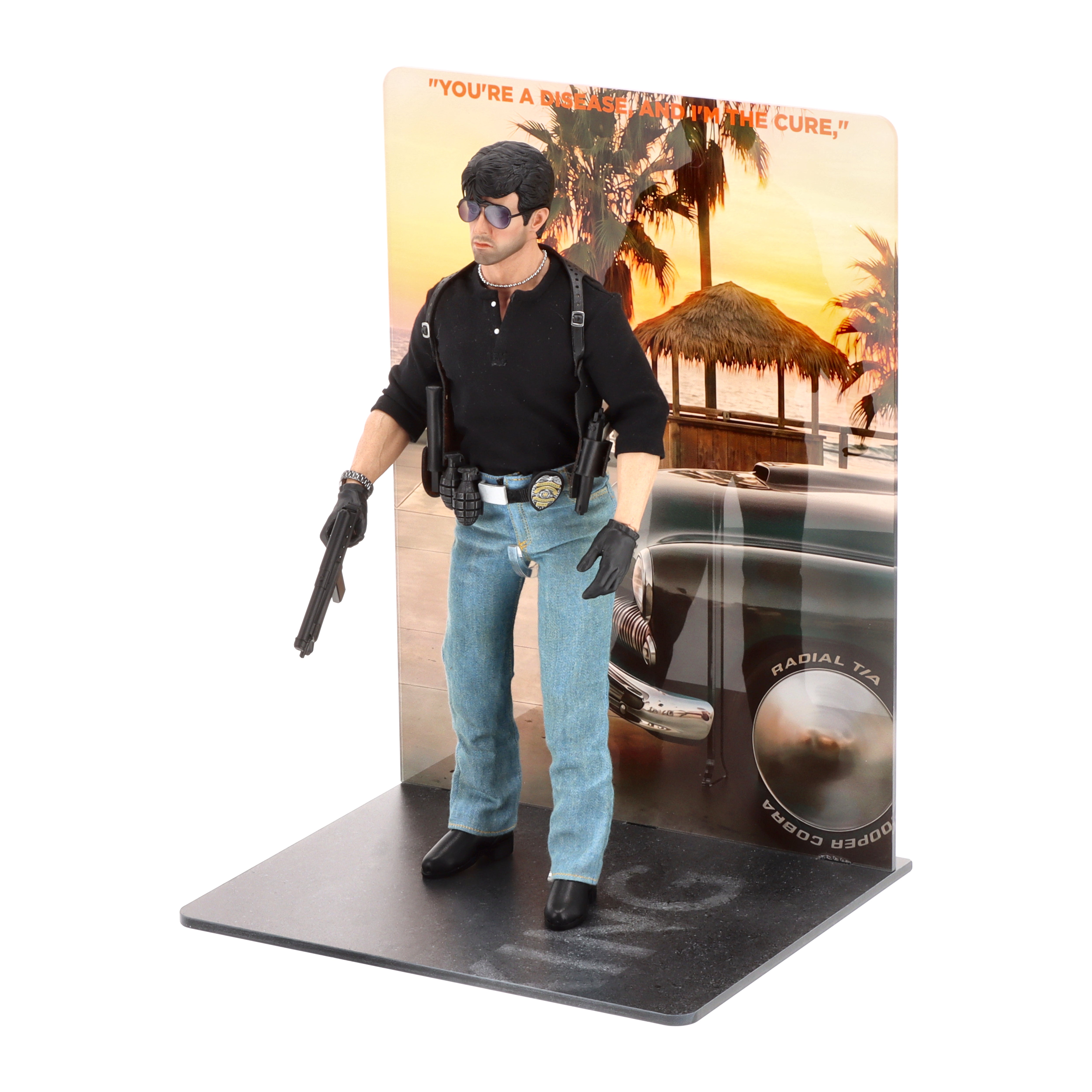 Display Stand for Sly Stallone Shop - Cobra Marion Cobretti