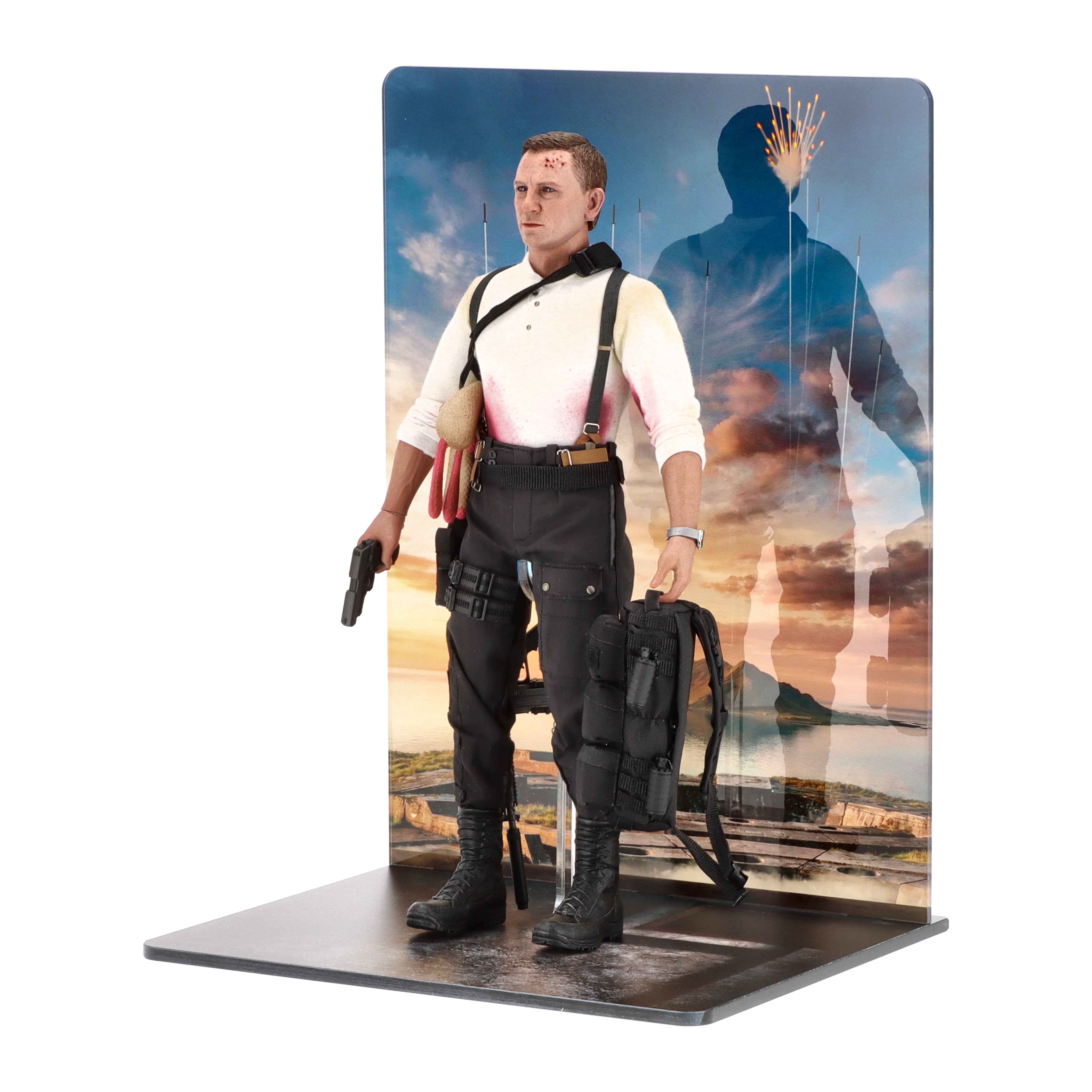 Display Stand for Hot Toys No Time To Die 007 James Bond