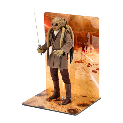 Display Stand for Hot Toys MMS751 Star Wars Kit Fisto