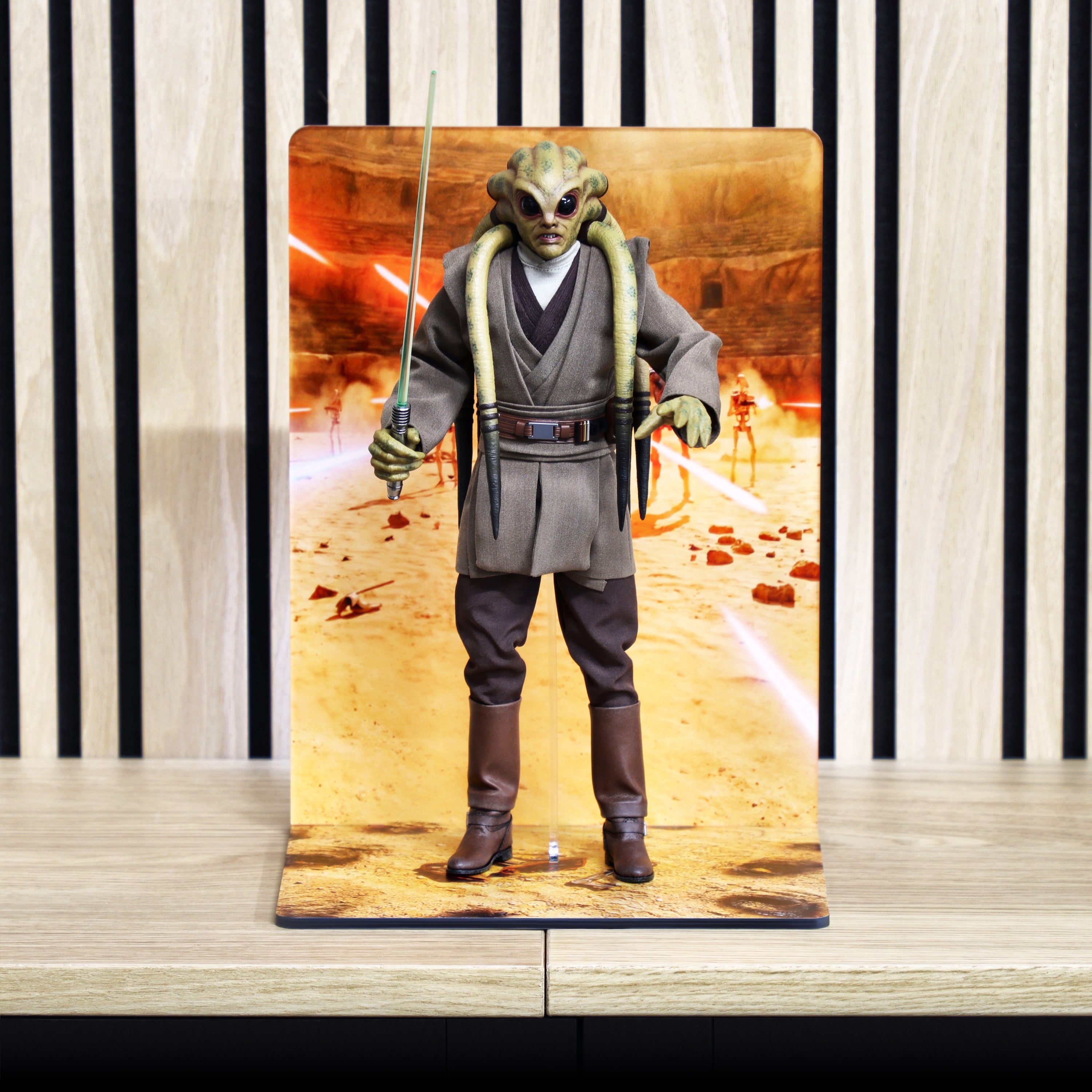 Display Stand for Hot Toys MMS751 Star Wars Kit Fisto