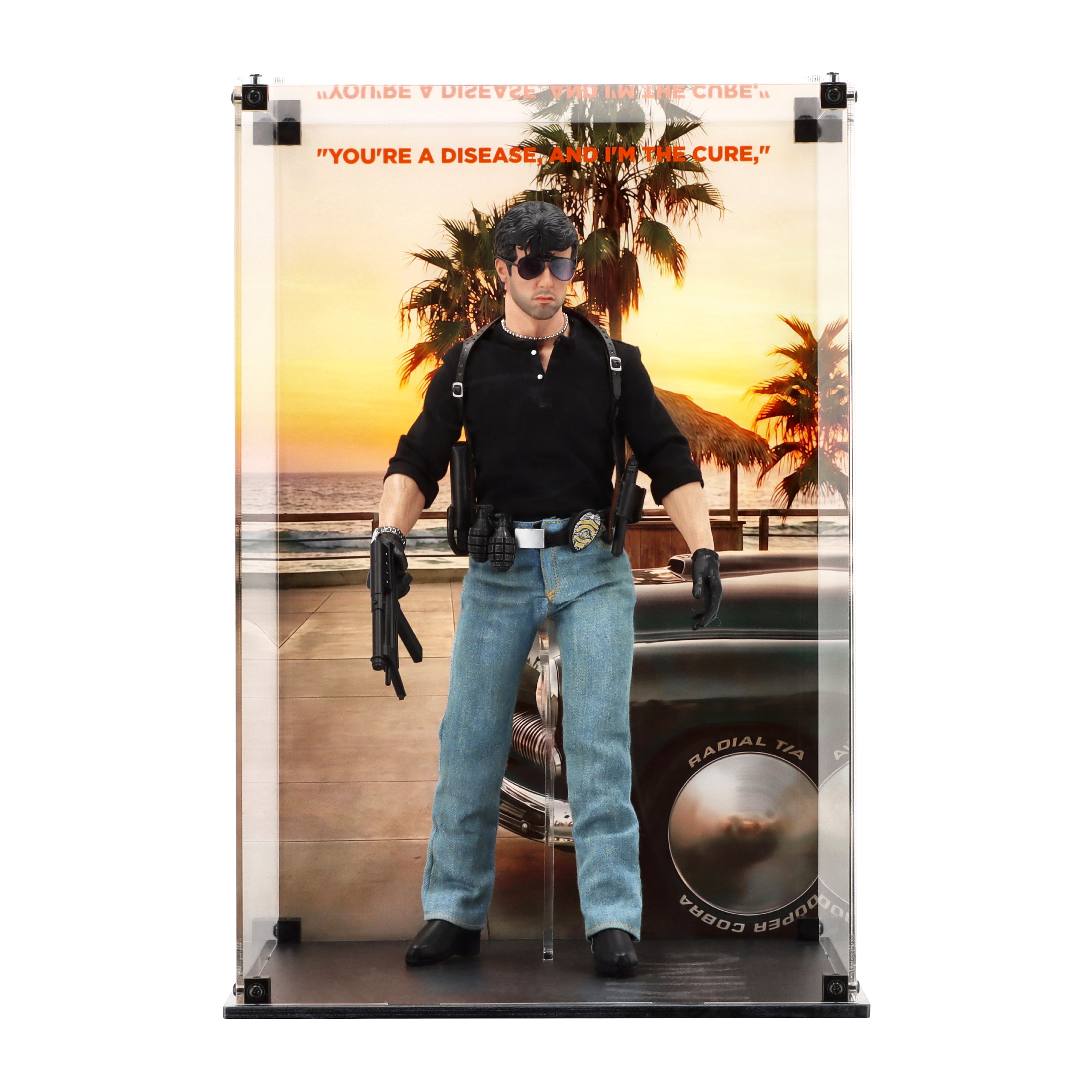 Display Case for Sly Stallone Shop - Cobra Marion Cobretti