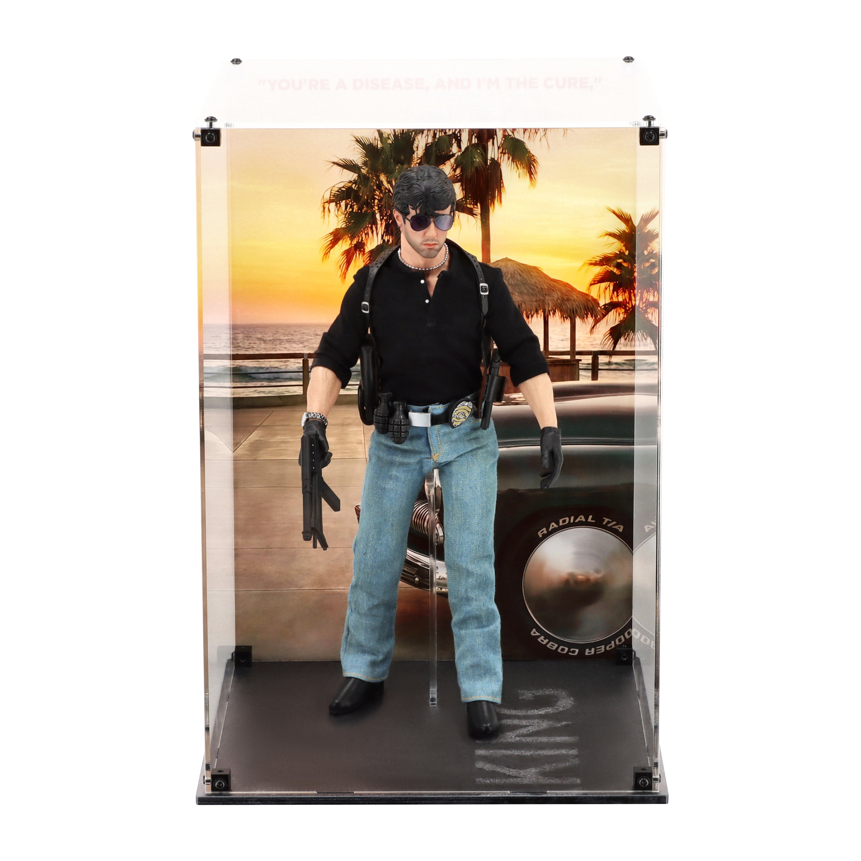 Display Case for Sly Stallone Shop - Cobra Marion Cobretti