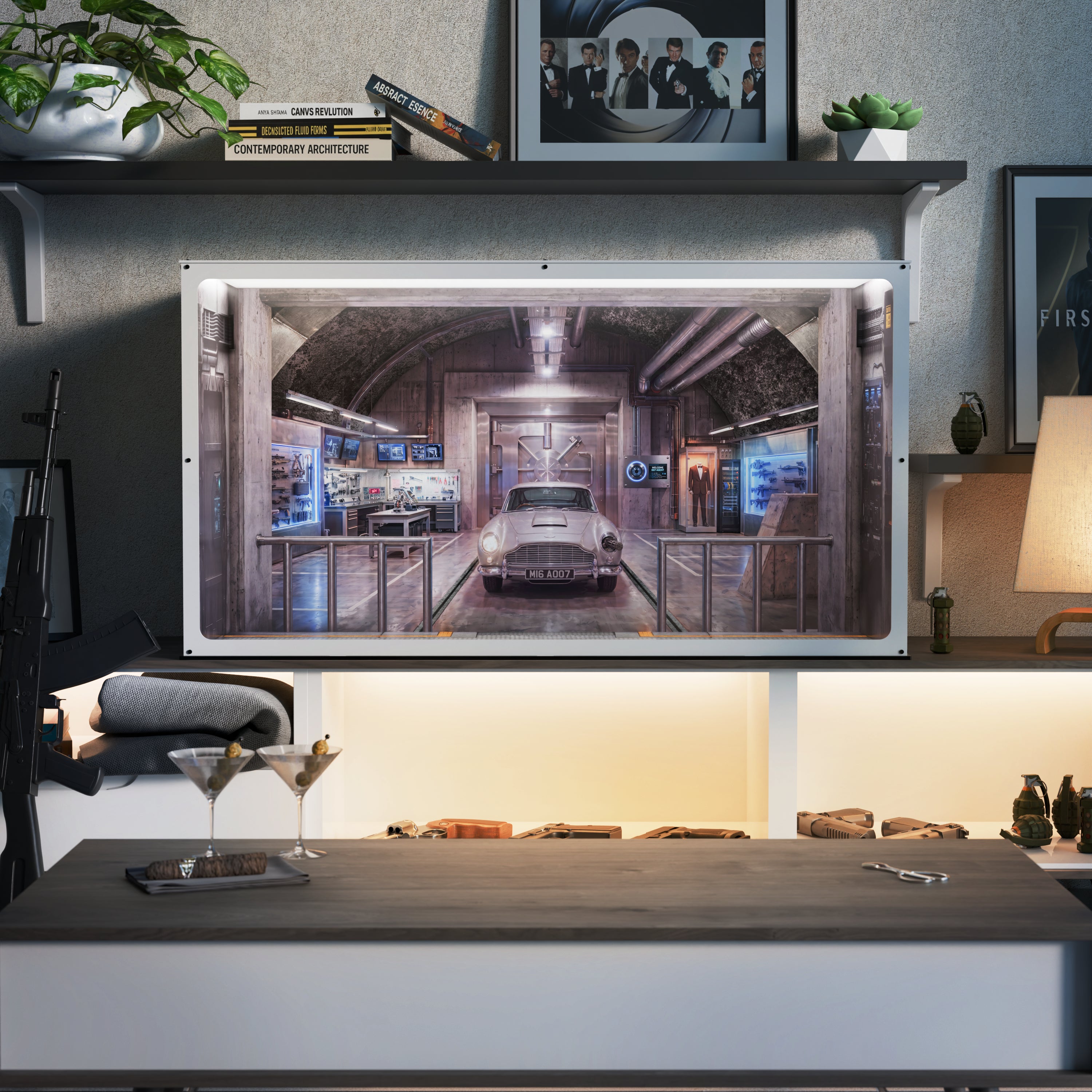 Infinity Display Case - James Bond - MI6