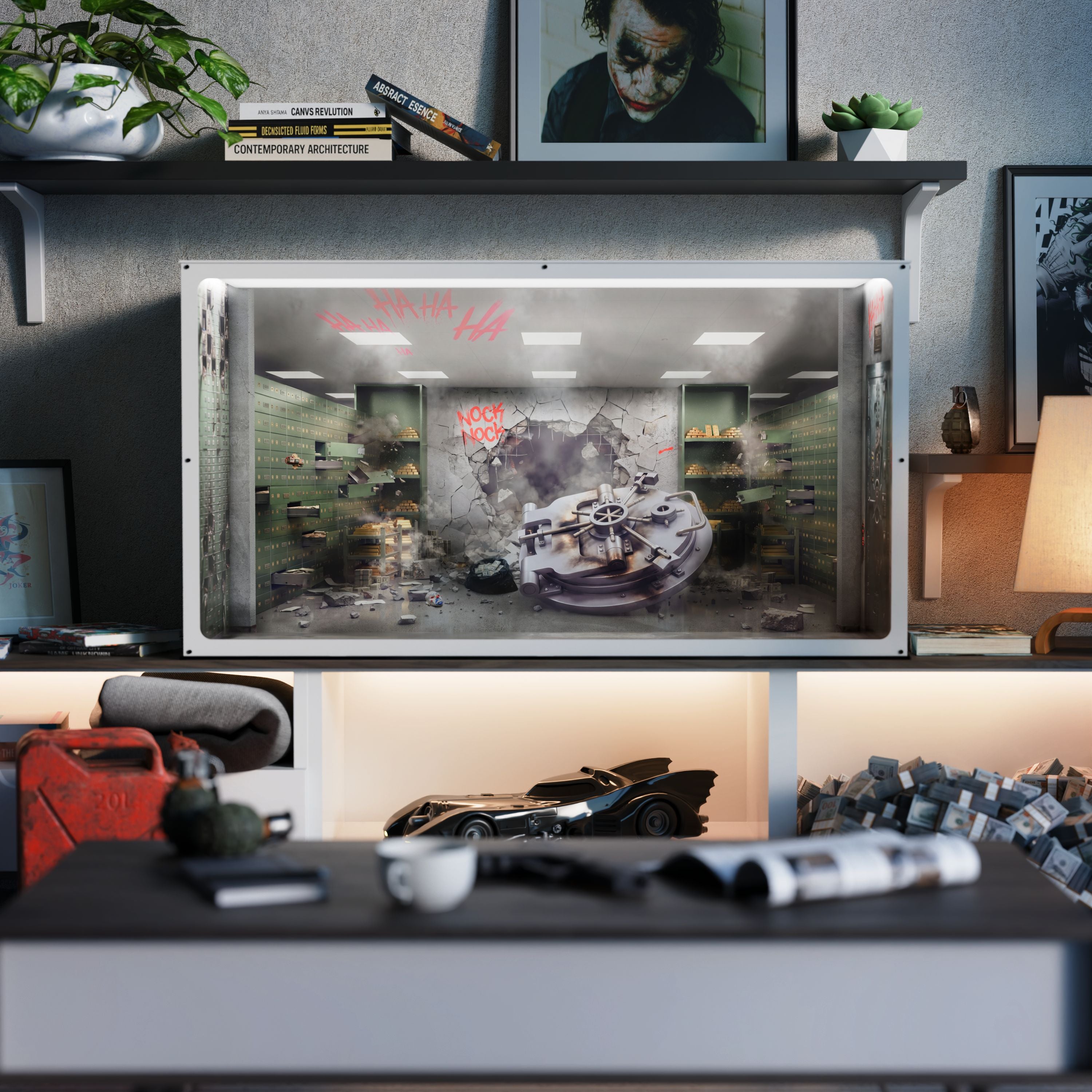 Infinity Display Case - DC - Joker - Bank