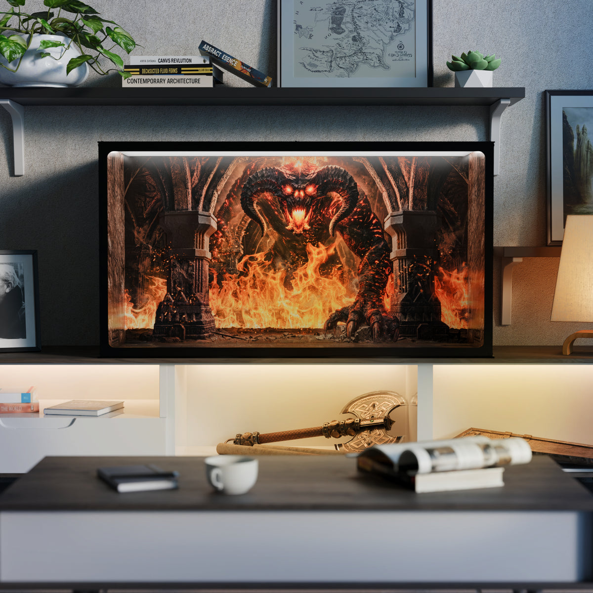 Infinity Display Case - LOTR - Balrog