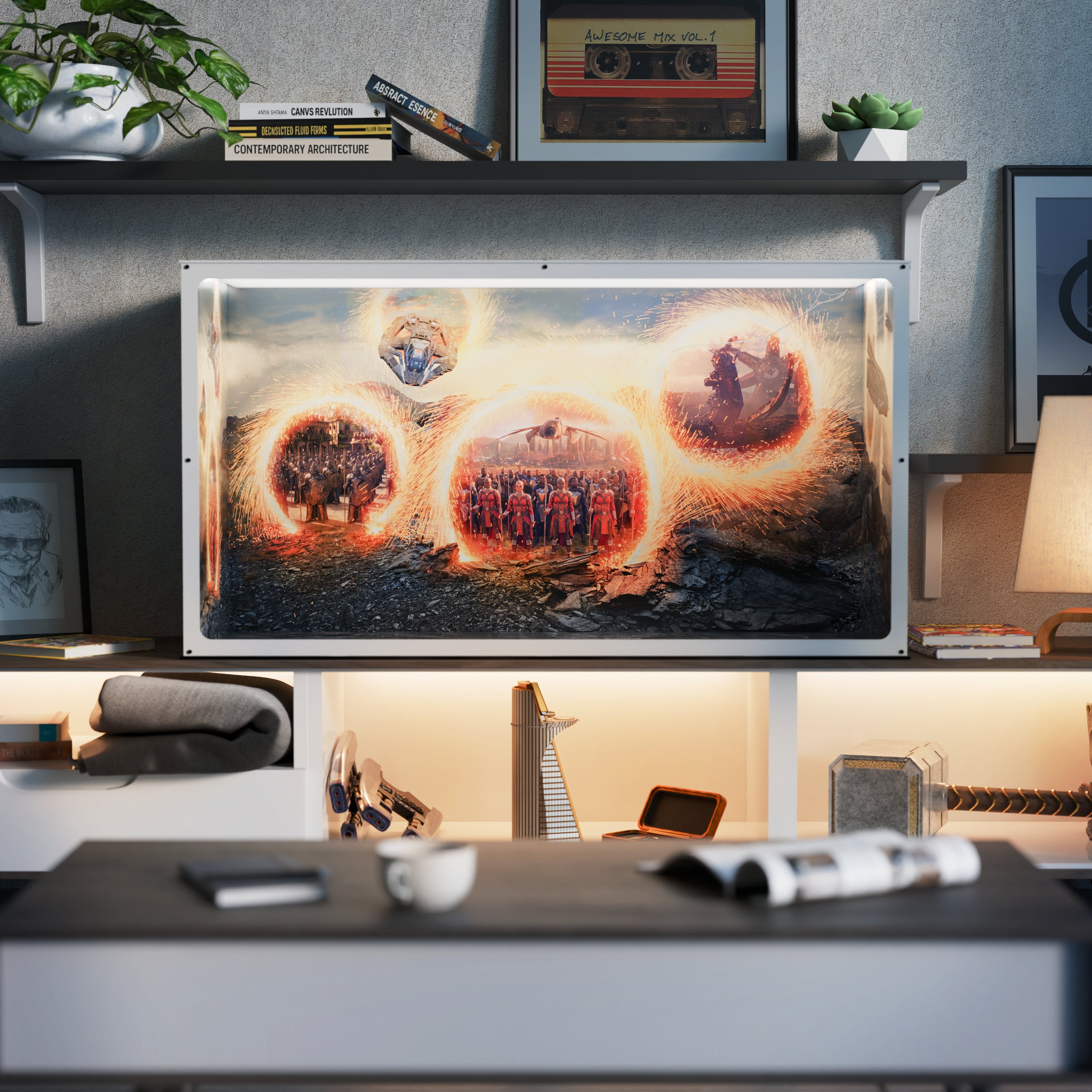 Infinity Display Case - Marvel - End Game