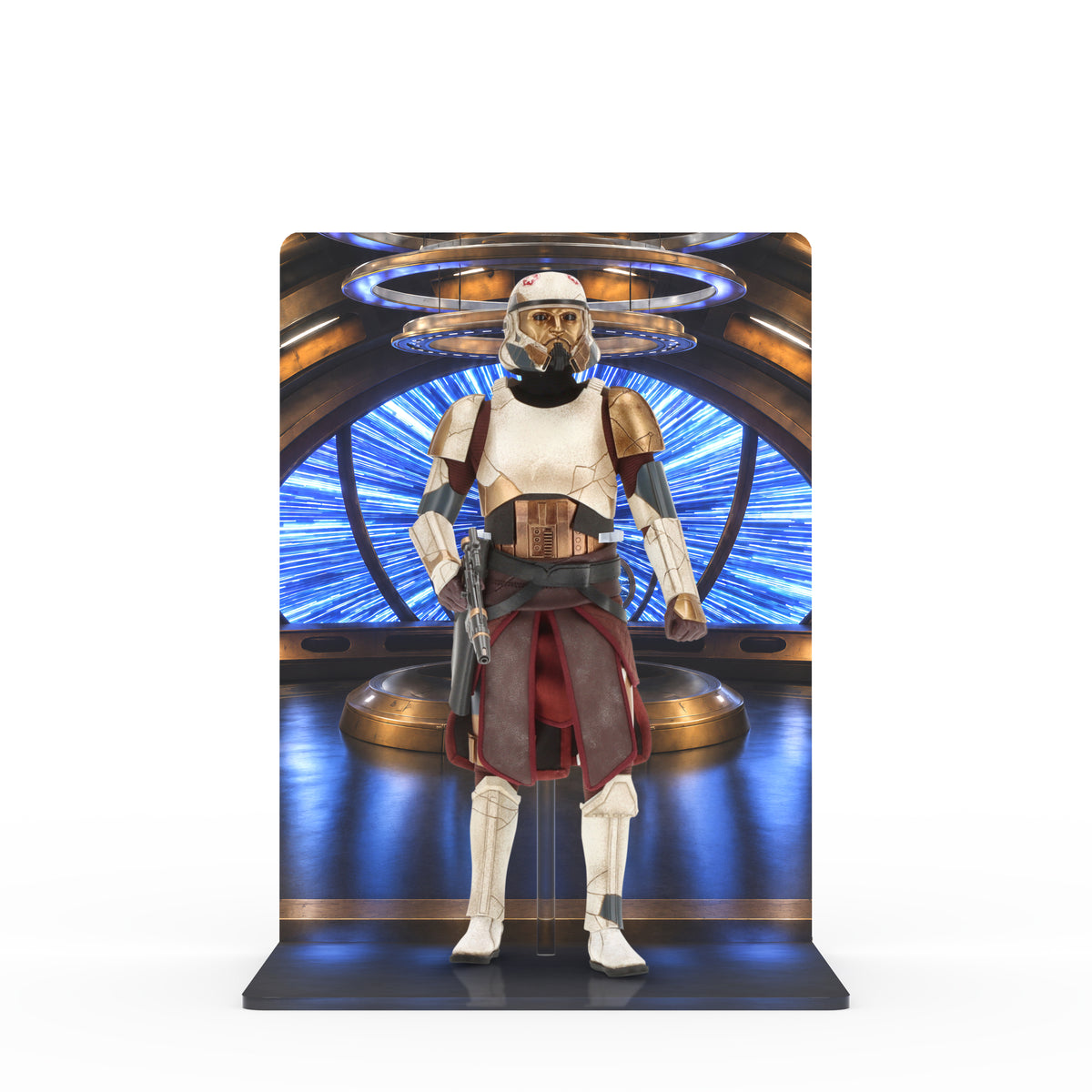Hot Toys TMS120 - Captain Enoch - Printed Display Stand