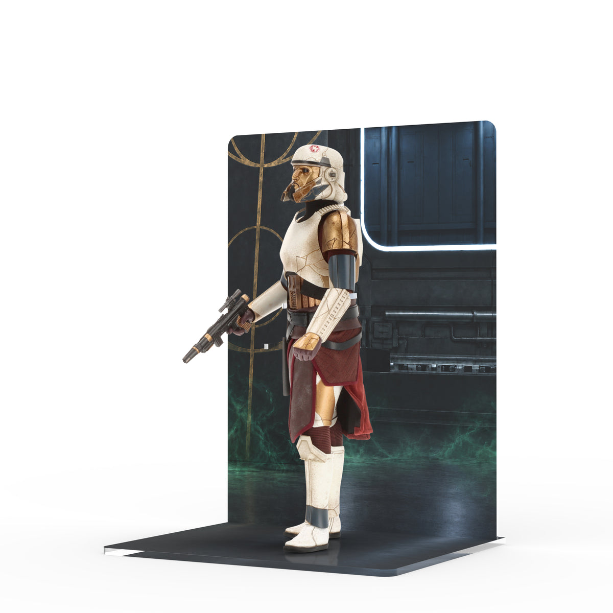 Hot Toys TMS120 - Captain Enoch - Printed Display Stand