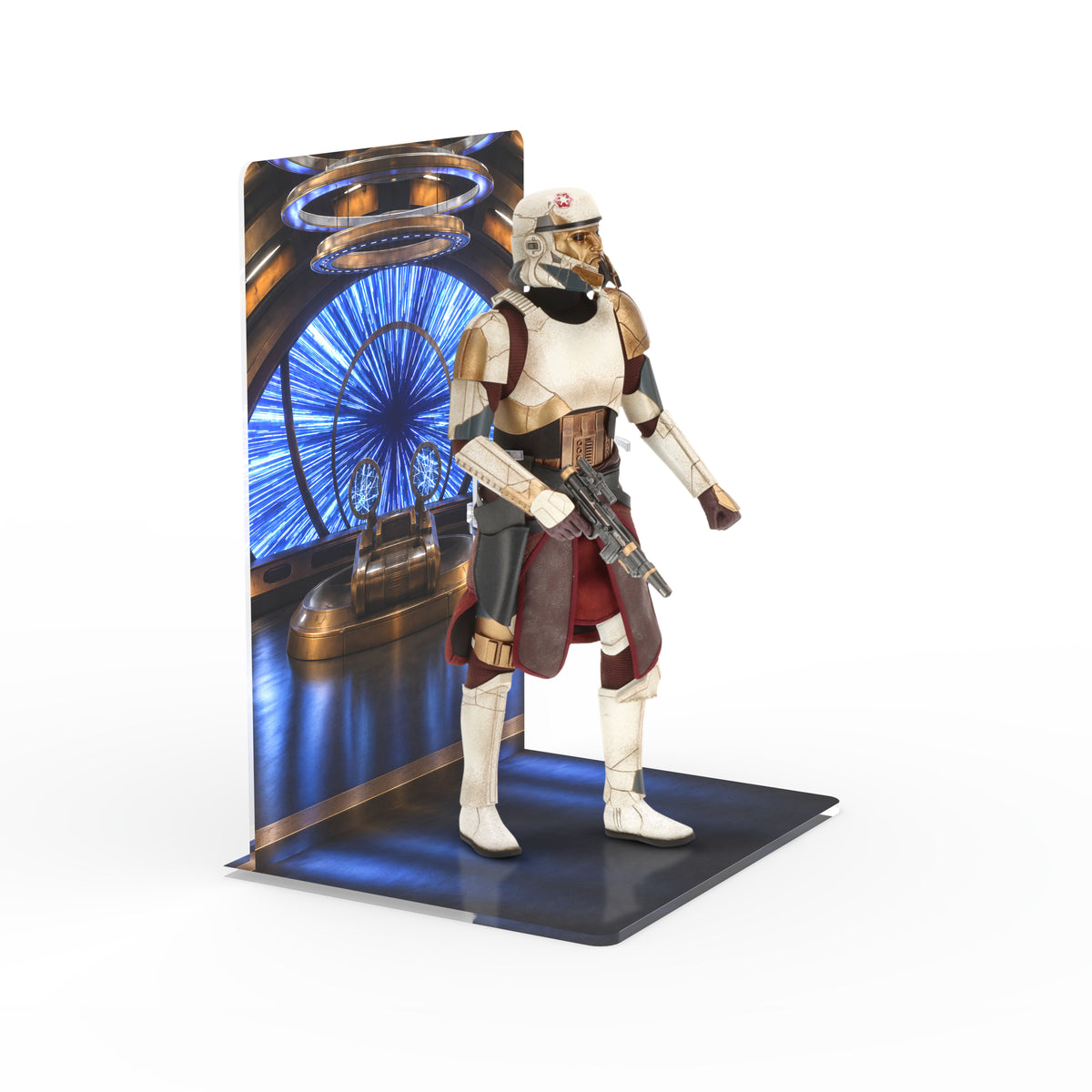 Hot Toys TMS120 - Captain Enoch - Printed Display Stand