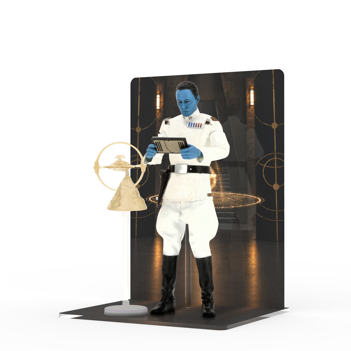 Hot Toys TMS116 - Grand Admiral Thrawn - Printed Display Stand