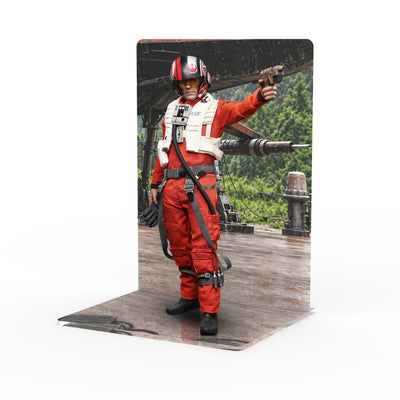 Hot Toys MMS806 - Poe Dameron - Printed Display Stand