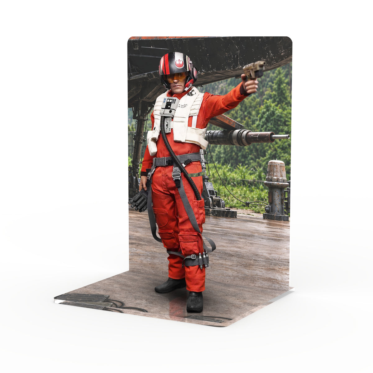 Hot Toys MMS806 - Poe Dameron - Printed Display Stand