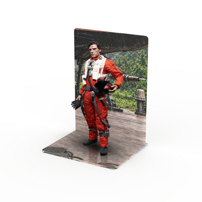 Hot Toys MMS806 - Poe Dameron - Printed Display Stand