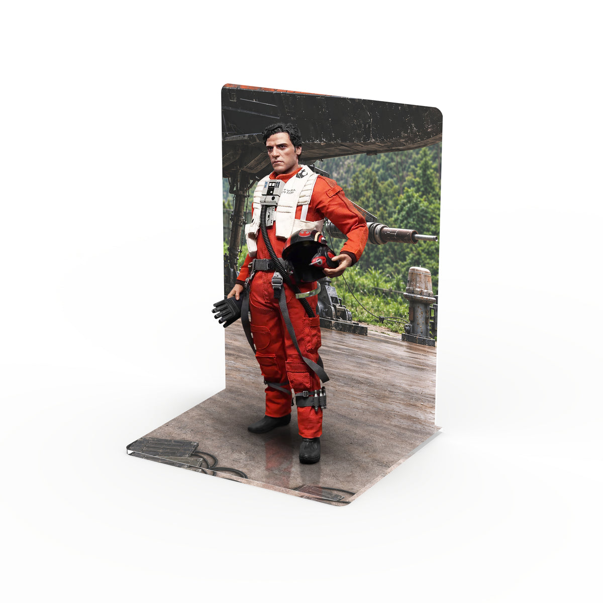 Hot Toys MMS806 - Poe Dameron - Printed Display Stand